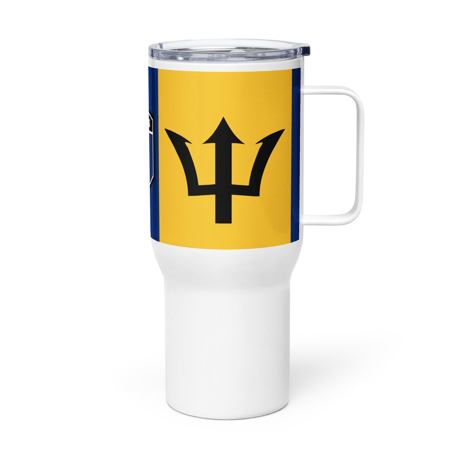 Barbados Travel mug with a handle
