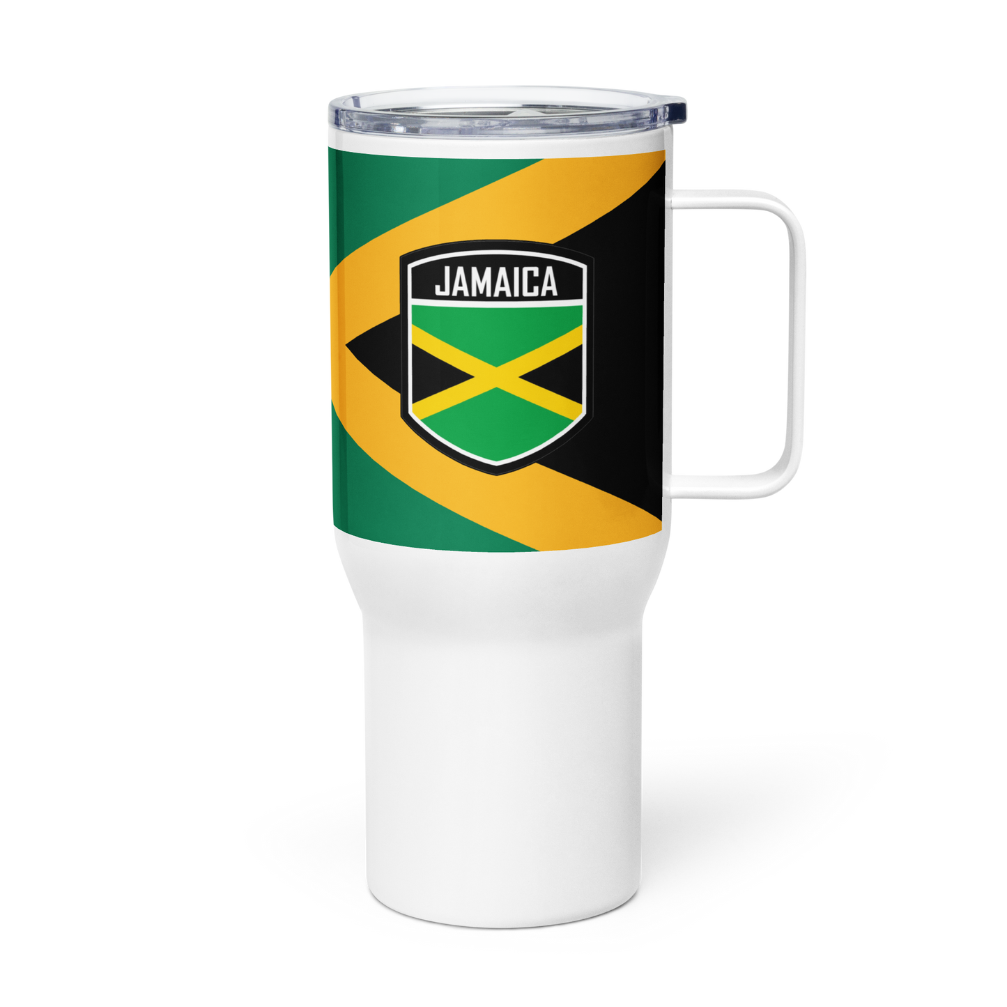 Jamaica Travel mug with a handle