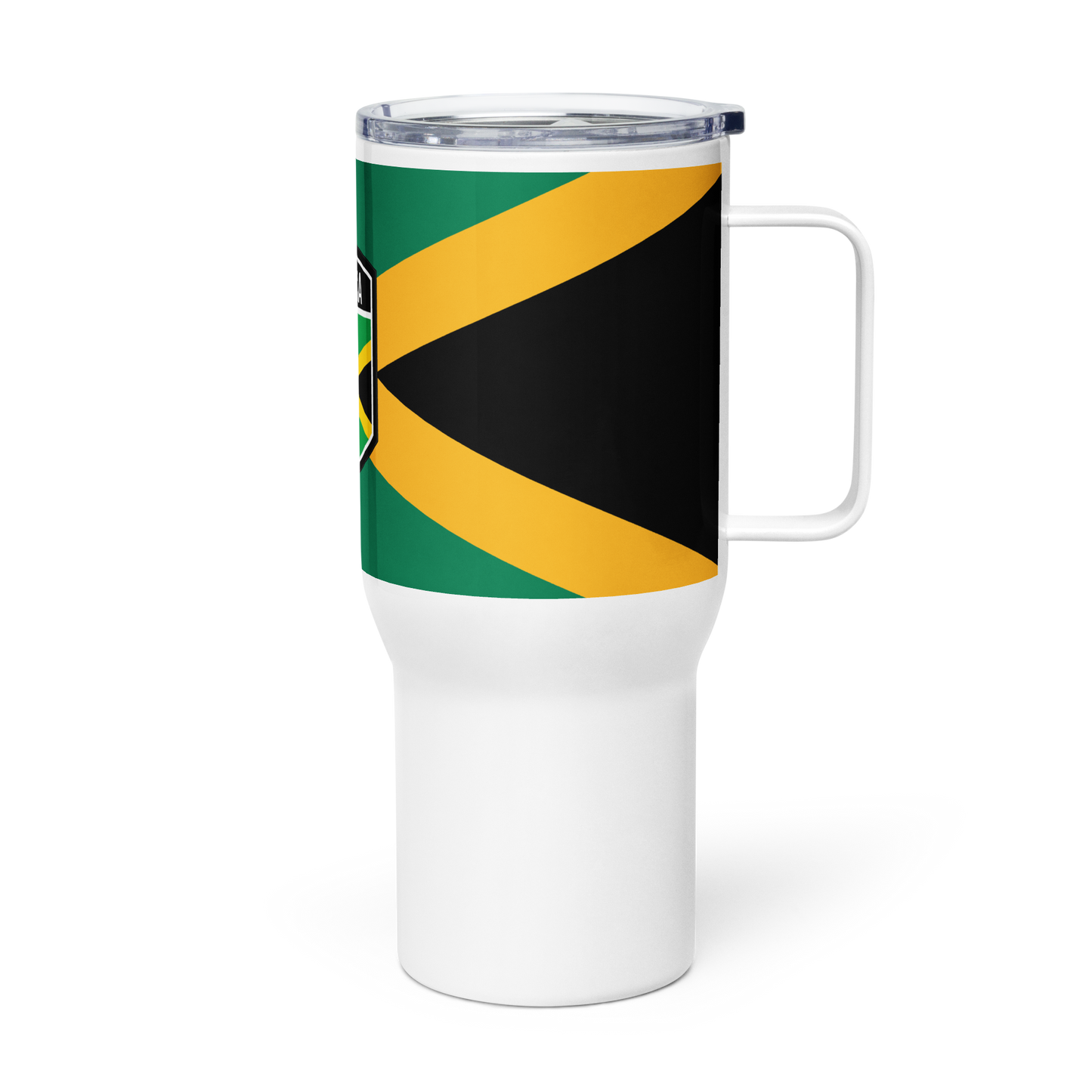 Jamaica Travel mug with a handle