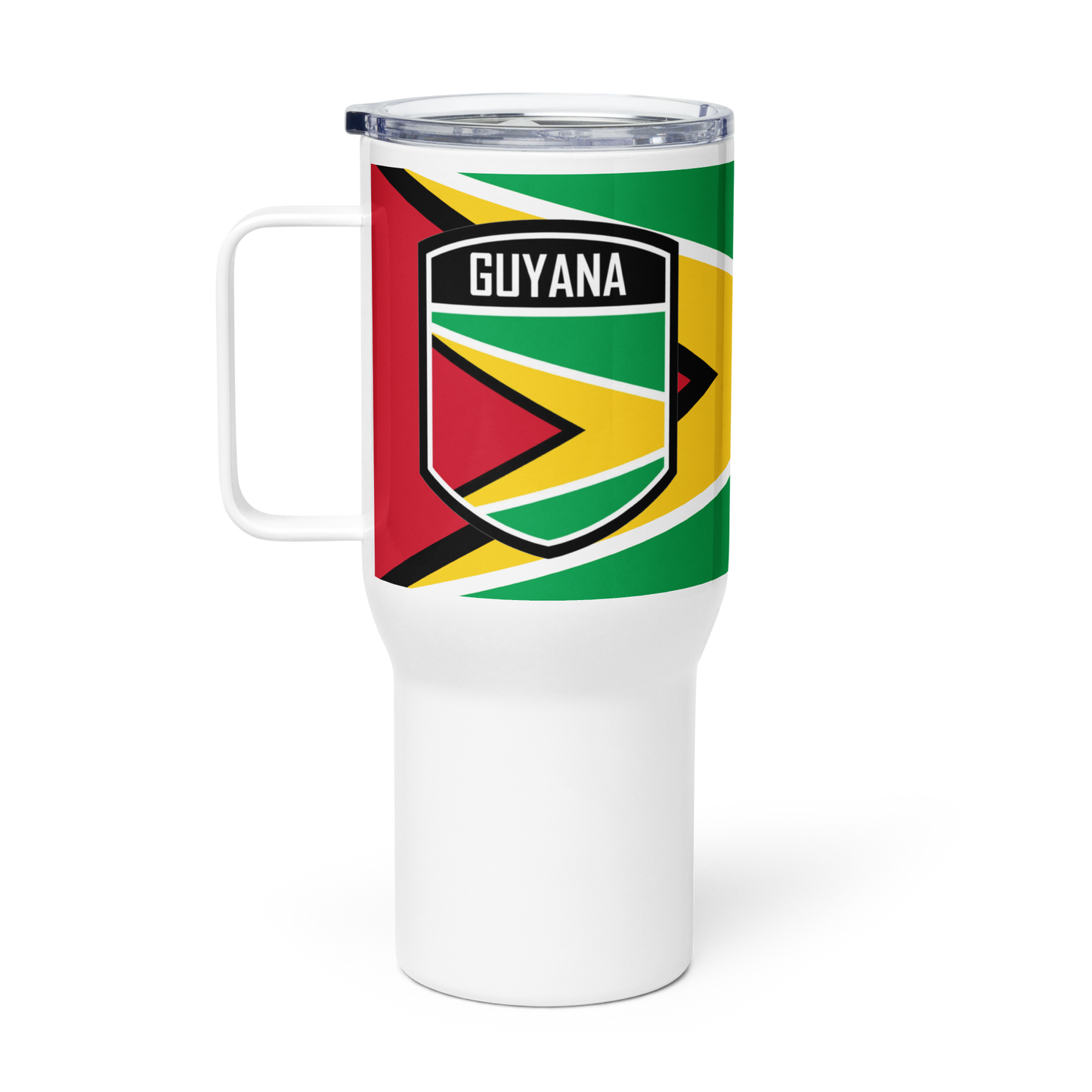 Guyana Travel mug with a handle