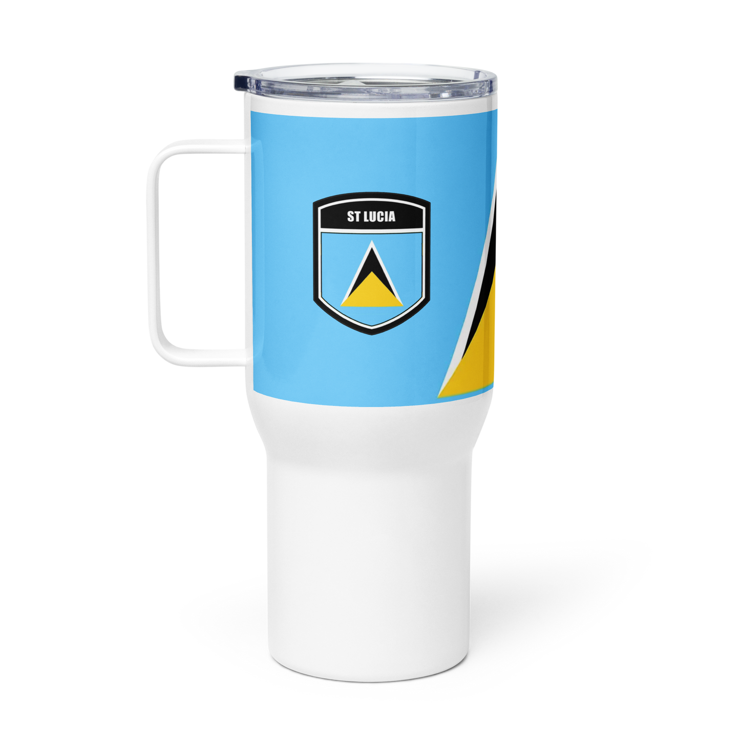 St. Lucia Travel mug with a handle