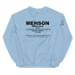 Mehson Unisex Sweatshirt