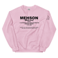 Mehson Unisex Sweatshirt