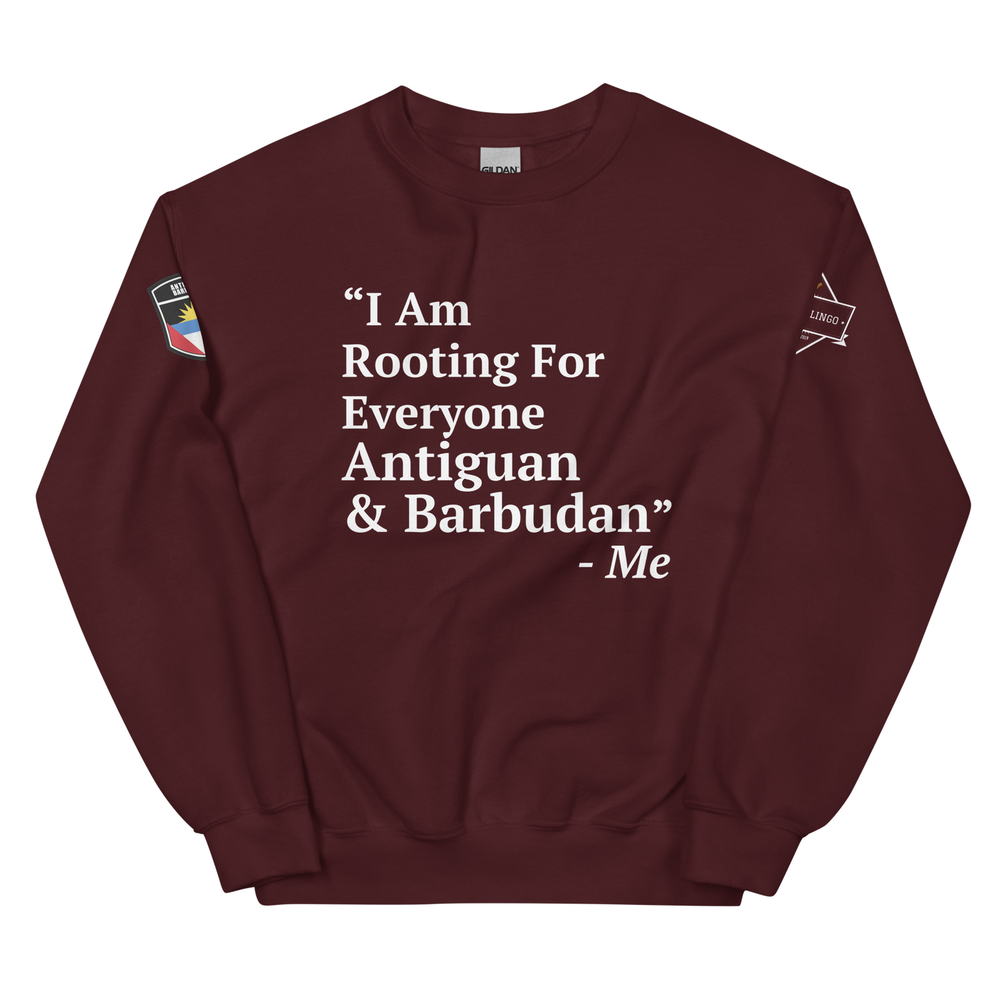I Am Rooting: Antigua & Barbuda Unisex Sweatshirt