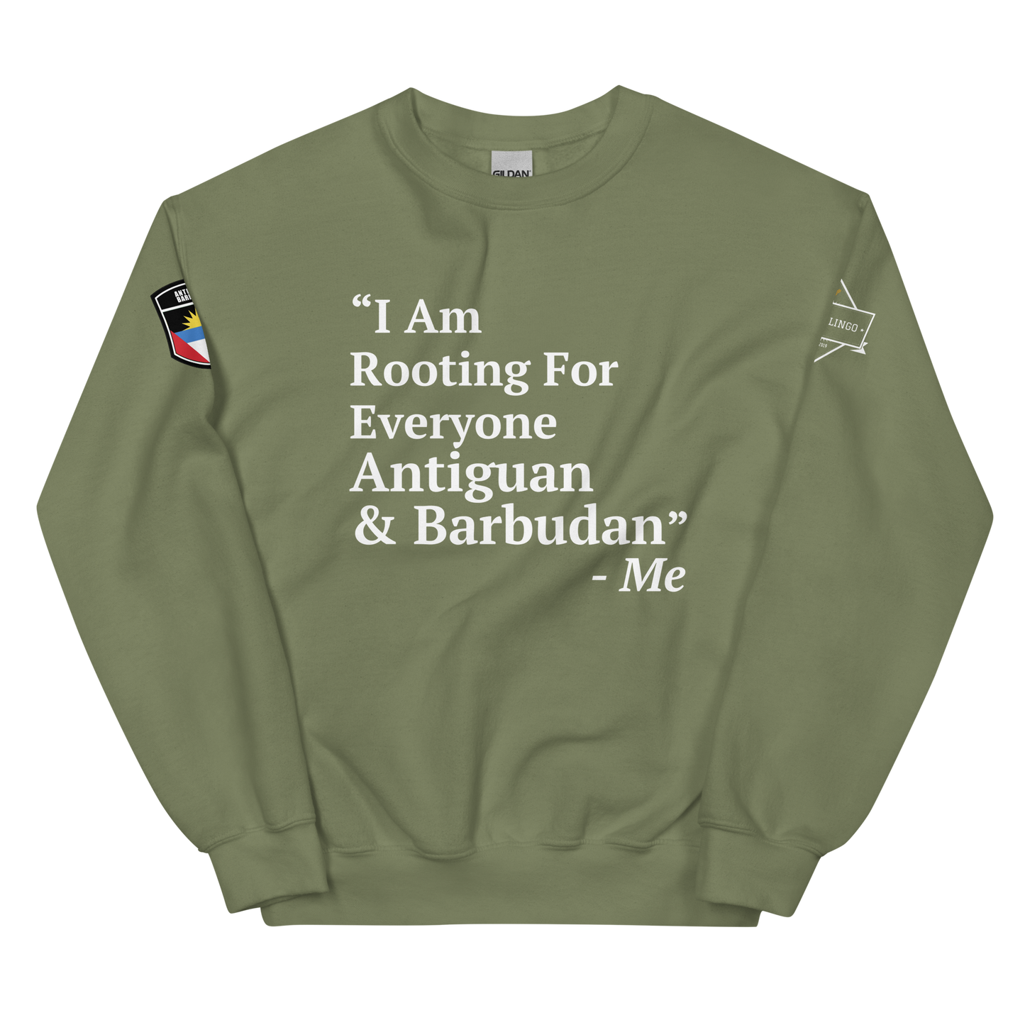I Am Rooting: Antigua & Barbuda Unisex Sweatshirt