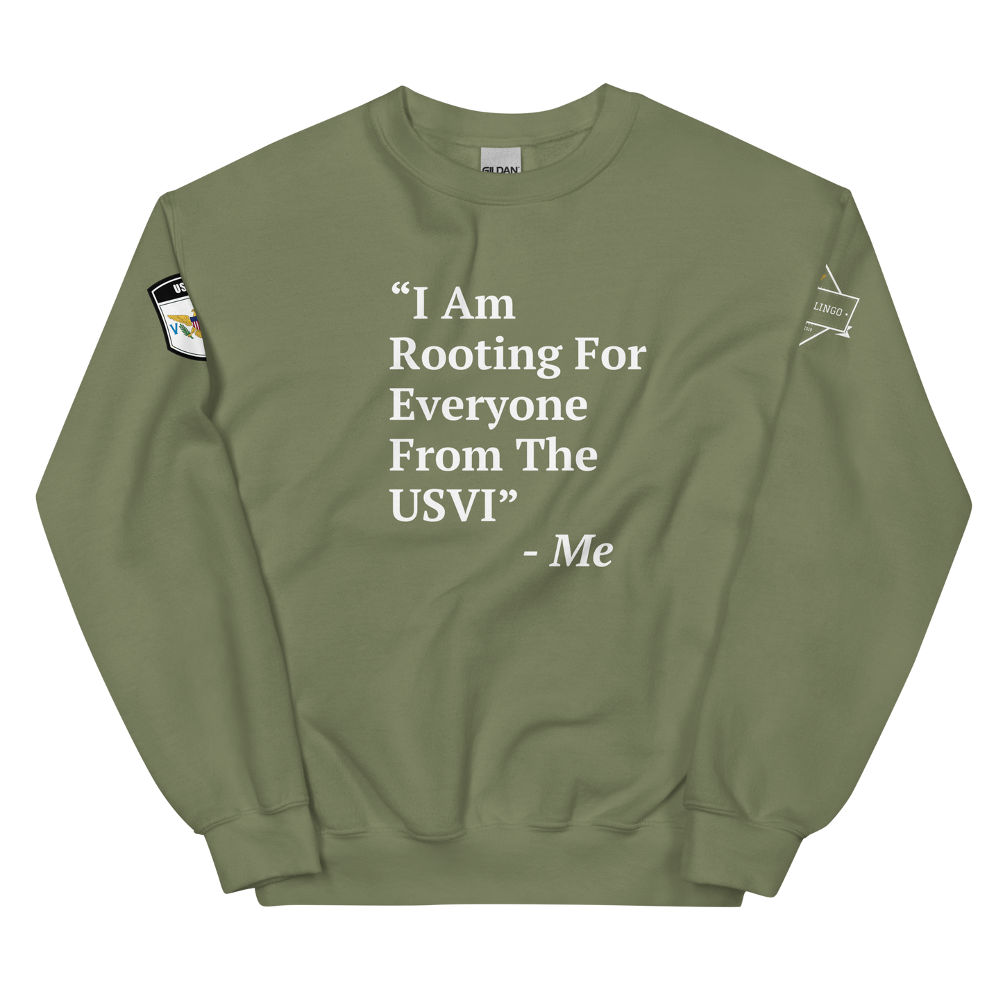 I Am Rooting: USVI Unisex Sweatshirt
