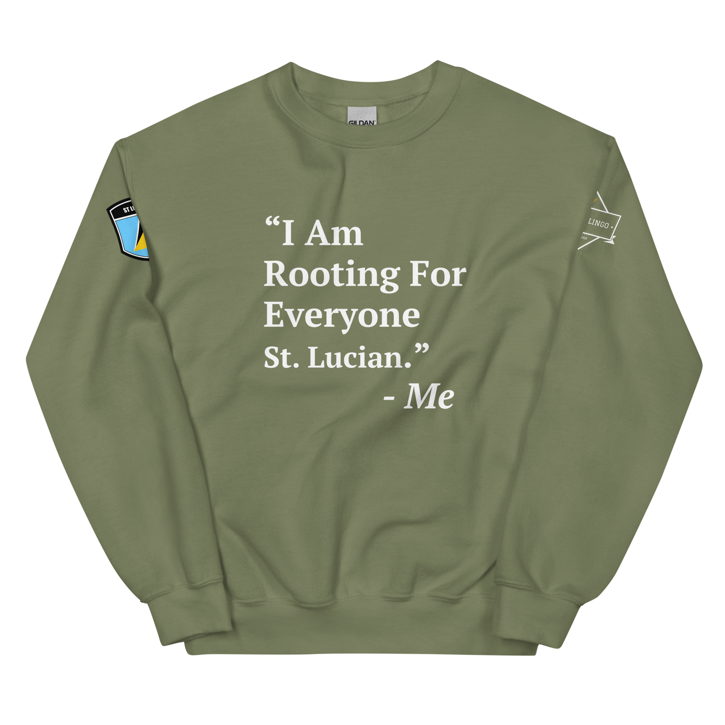 I Am Rooting: St. Lucia Unisex Sweatshirt