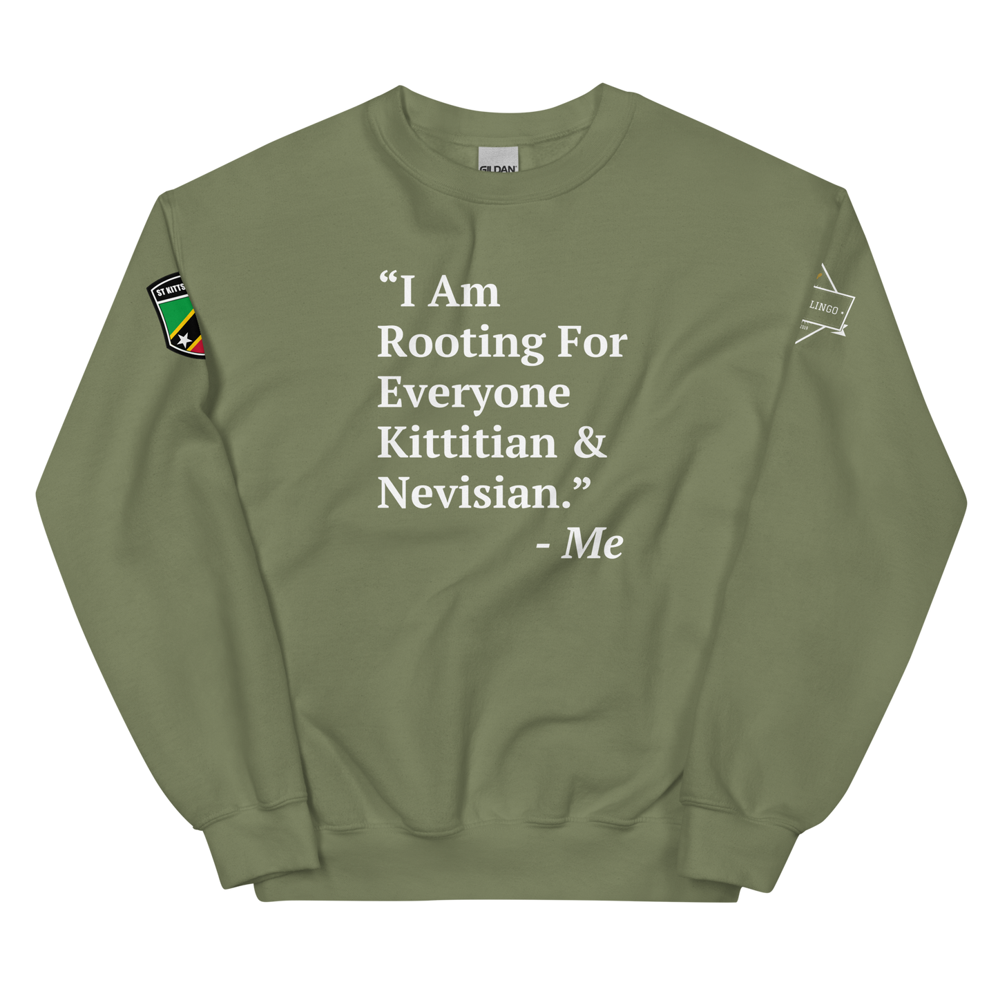 I Am Rooting: St. Kitts & Nevis Unisex Sweatshirt