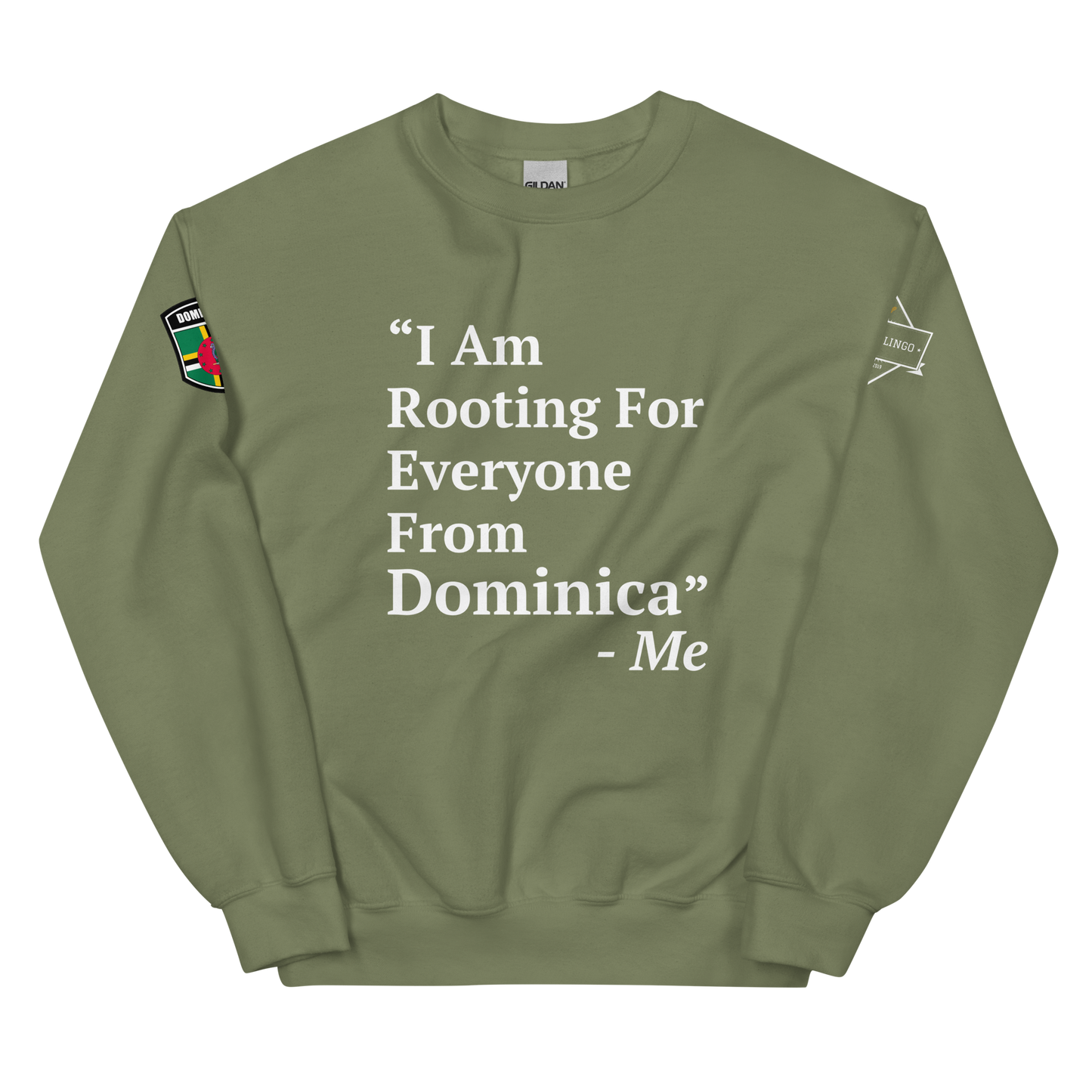 I Am Rooting: Dominica Unisex Sweatshirt