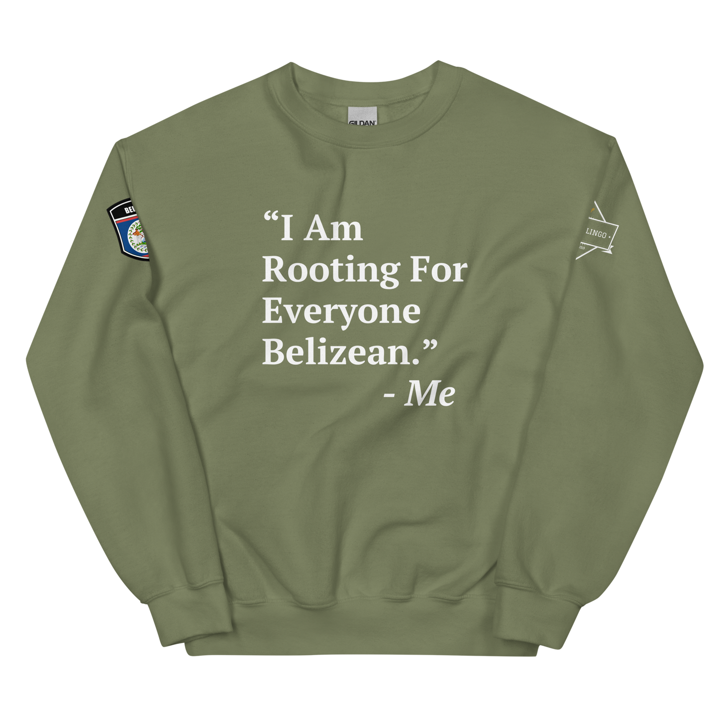 I Am Rooting: Belize Unisex Sweatshirt