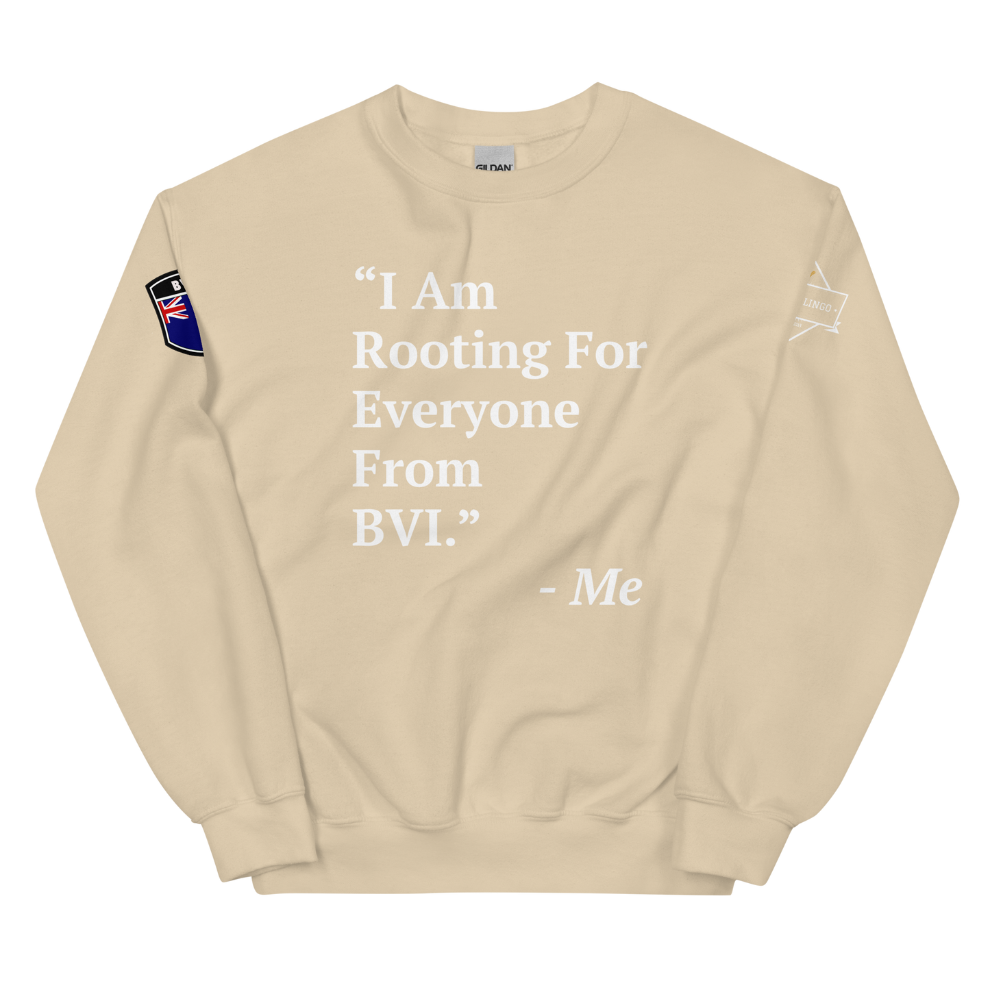 I Am Rooting: BVI Unisex Sweatshirt