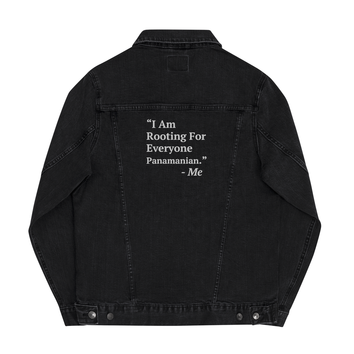 I Am Rooting: Panama Unisex denim jacket