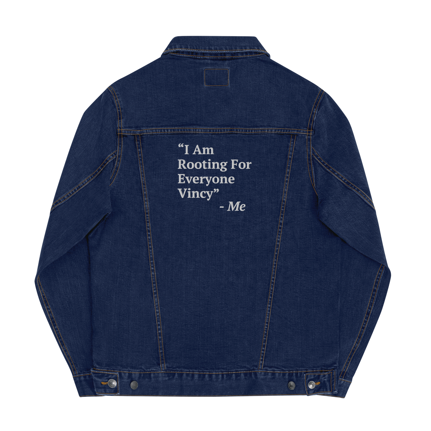 I Am Rooting: St. Vincent Unisex denim jacket