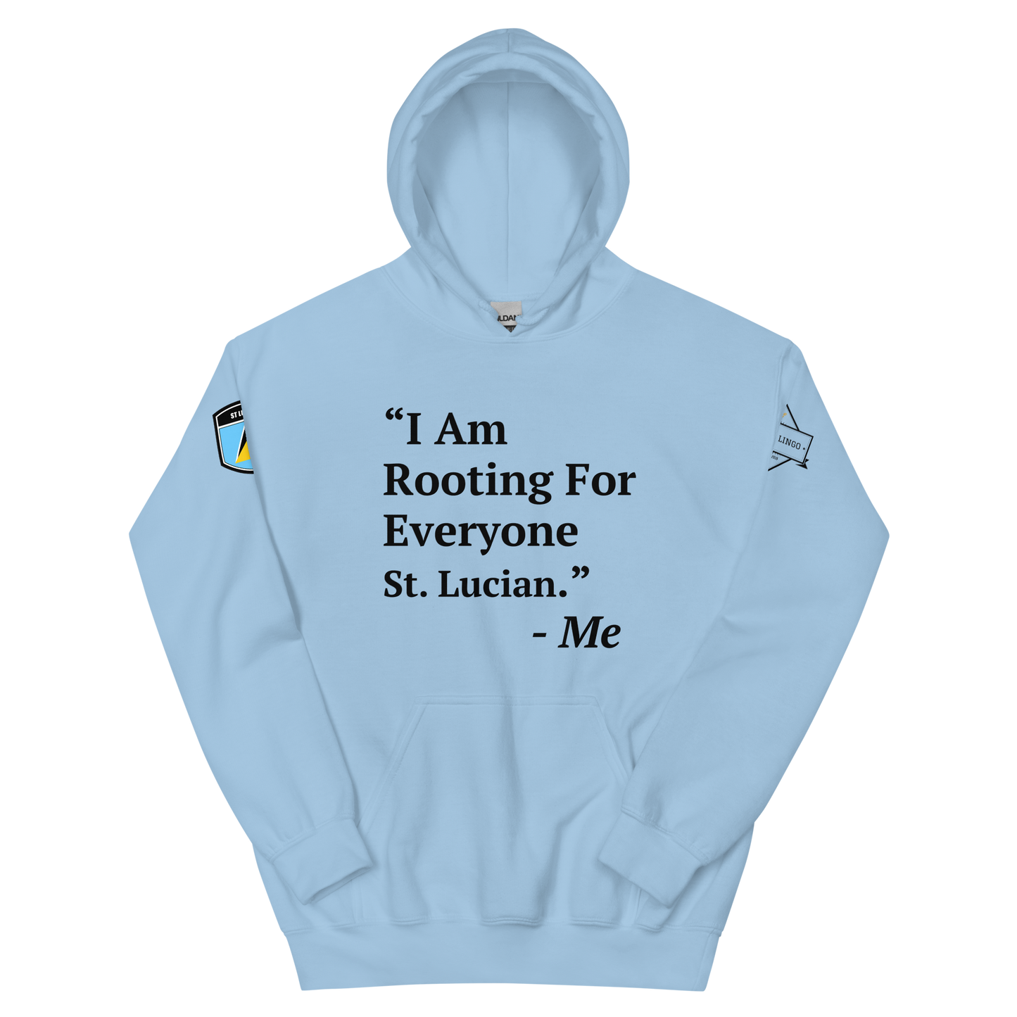 I Am Rooting: St. Lucia Unisex Hoodie