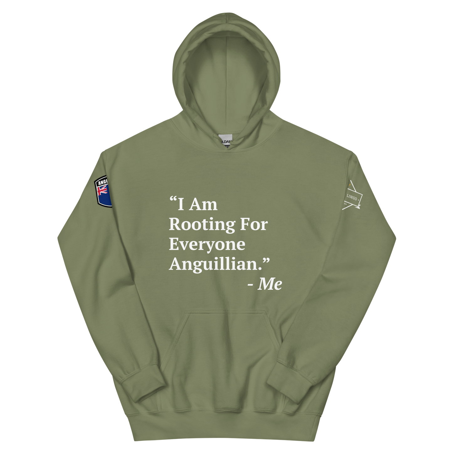 I Am Rooting: Anguilla Unisex Hoodie