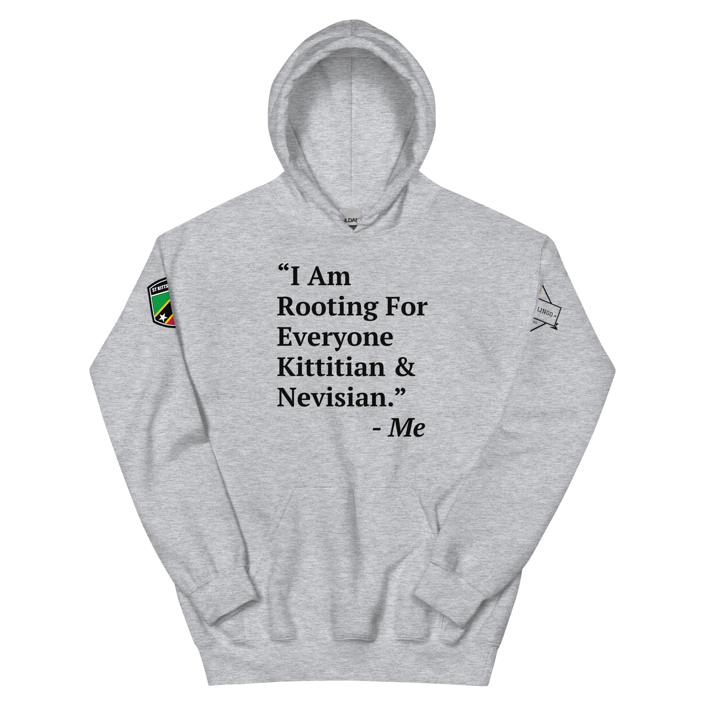 I Am Rooting: St. Kitts & Nevis Unisex Hoodie