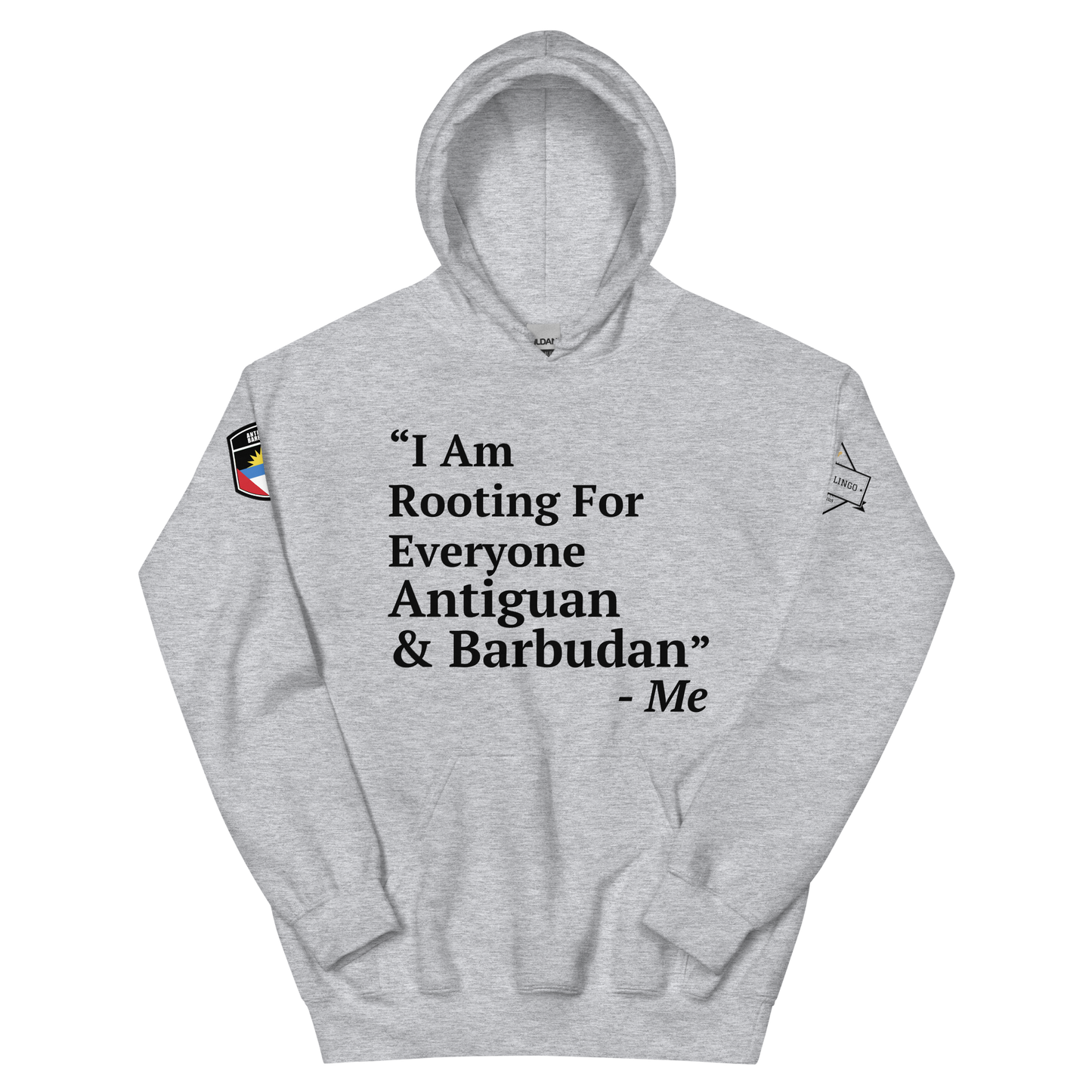 I Am Rooting: Antigua & Barbuda Unisex Hoodie