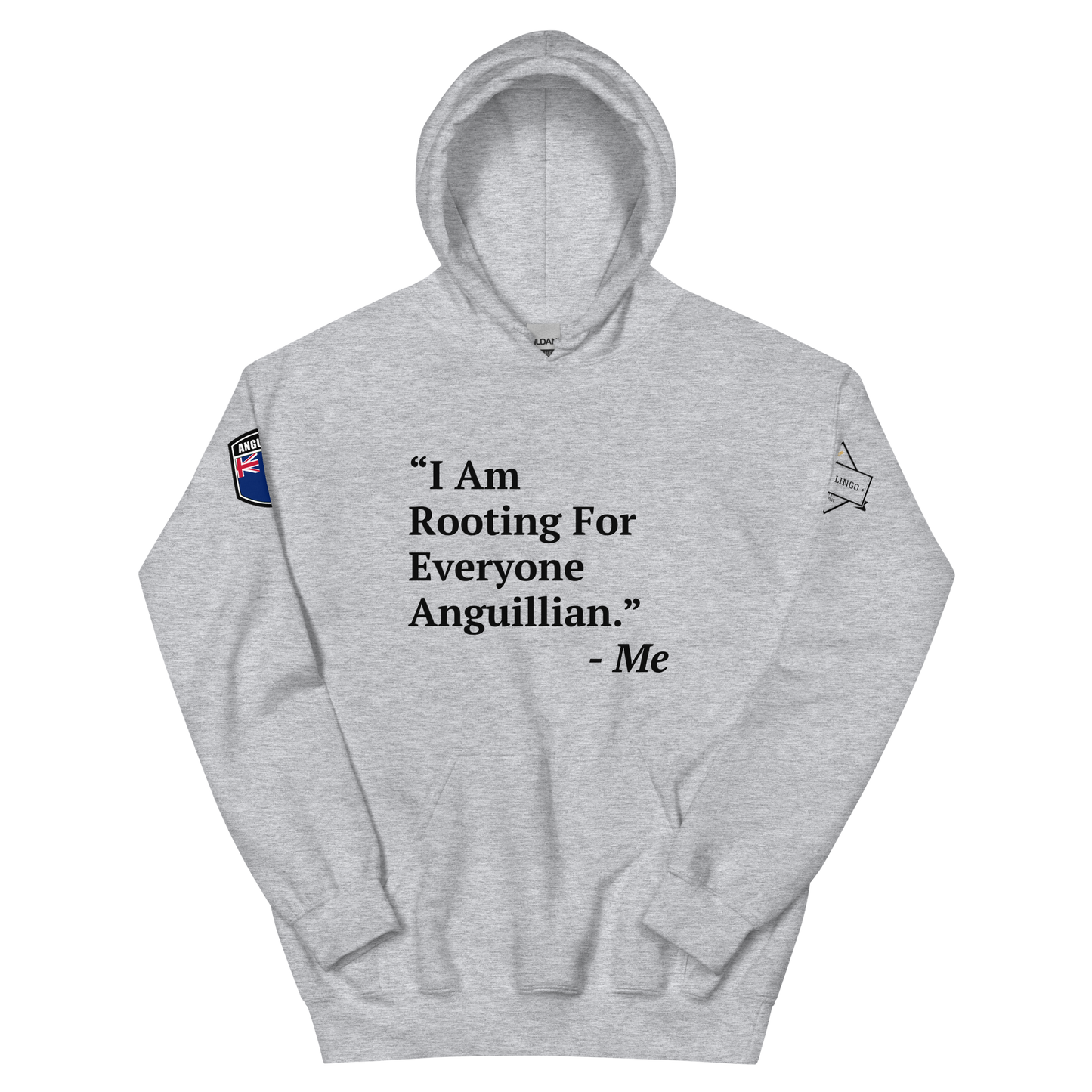 I Am Rooting: Anguilla Unisex Hoodie