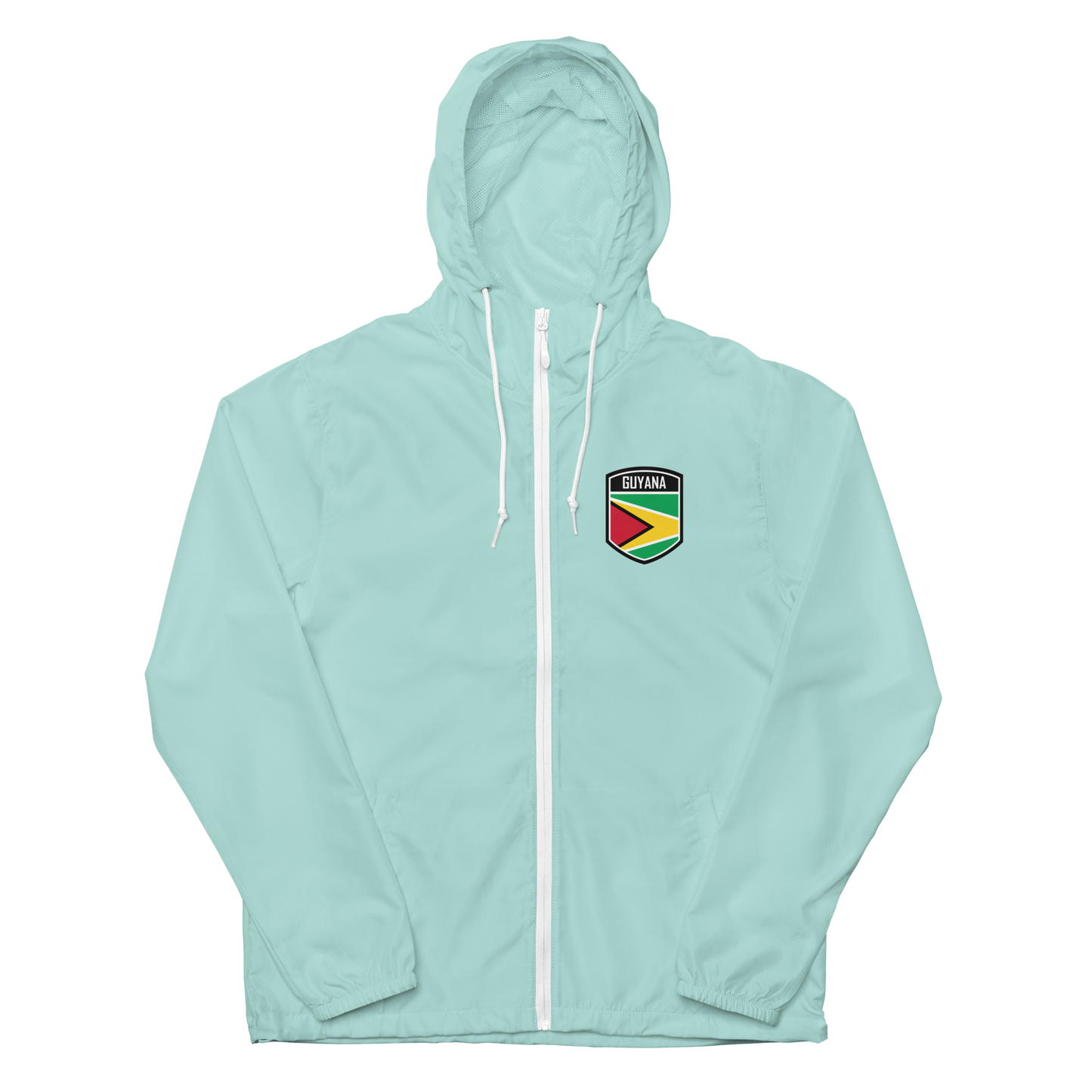 Guyana Unisex lightweight zip up windbreaker