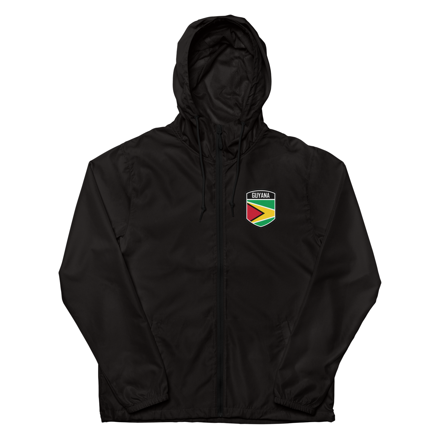 Guyana Unisex lightweight zip up windbreaker