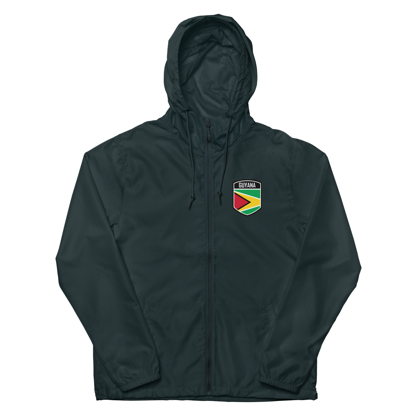 Guyana Unisex lightweight zip up windbreaker