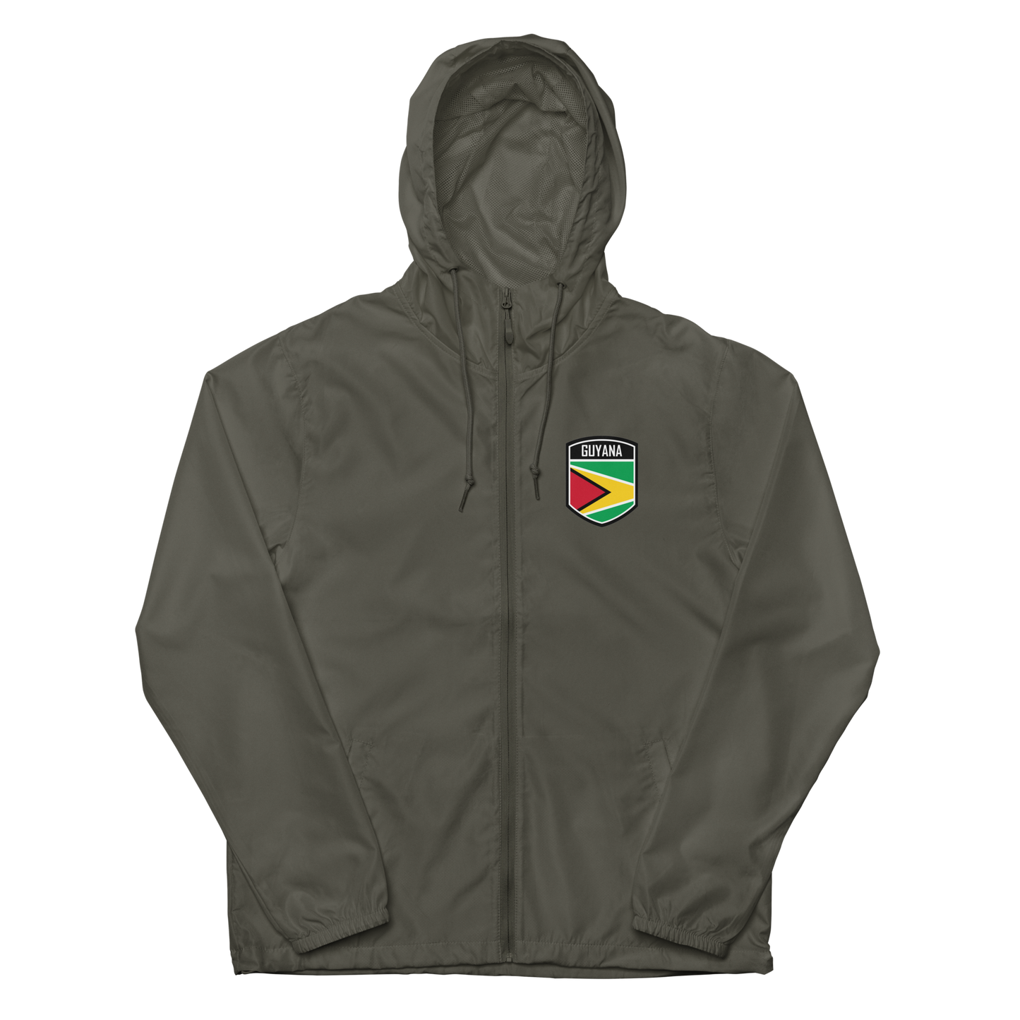 Guyana Unisex lightweight zip up windbreaker