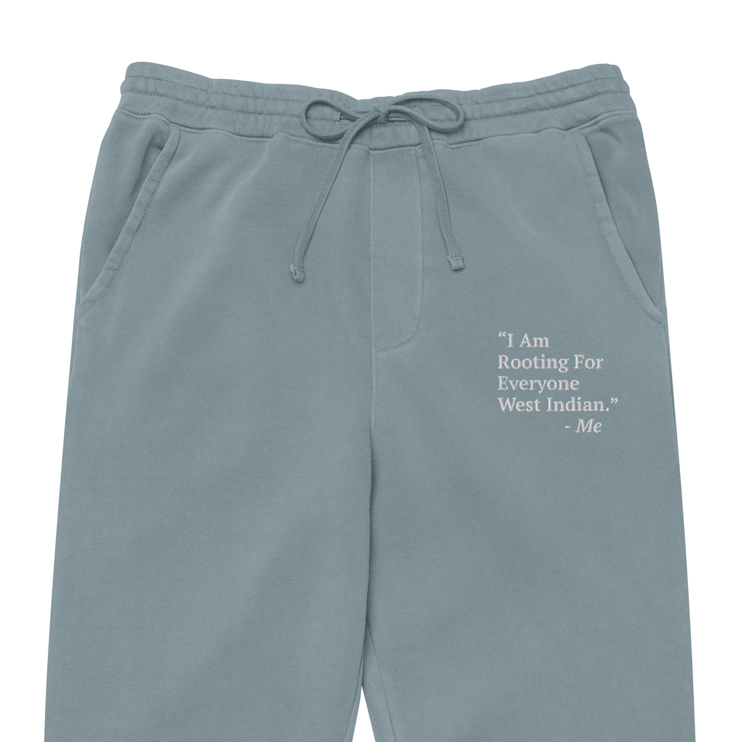 I Am Rooting: West Indian Unisex pigment-dyed sweatpants (Set)