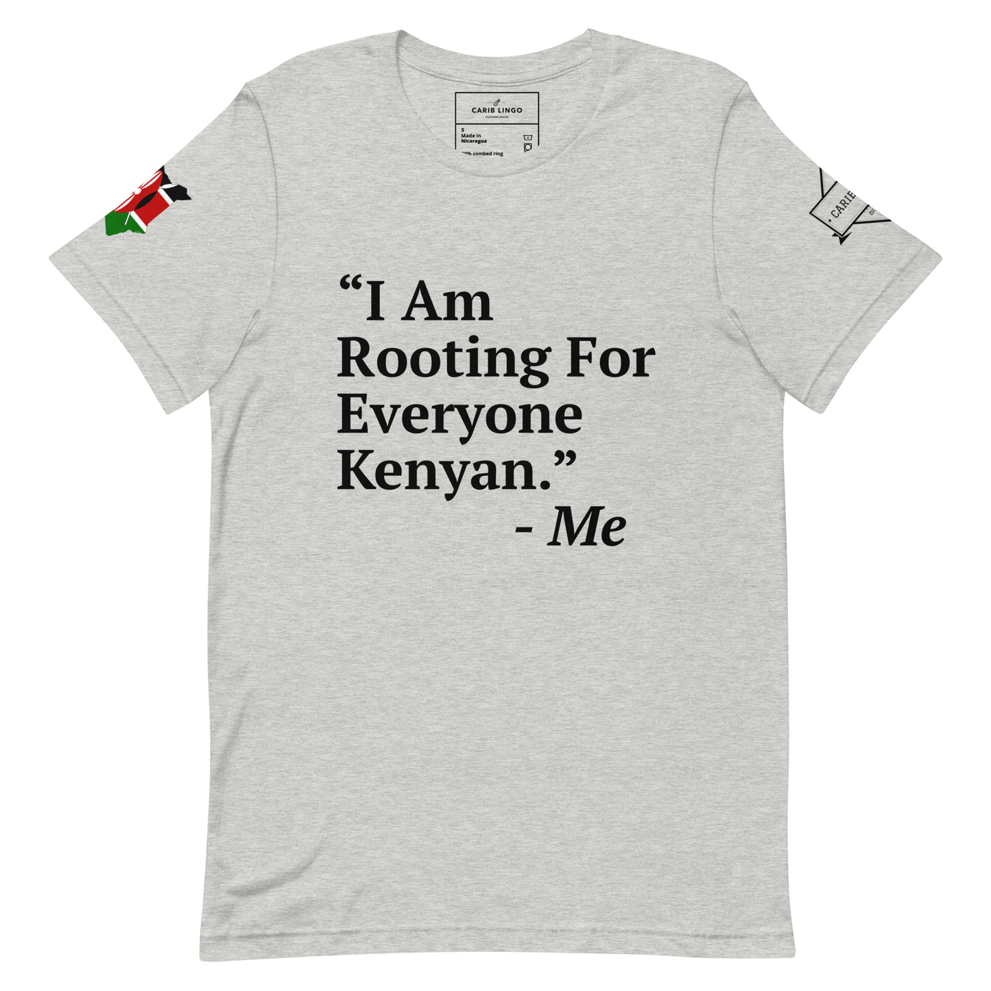 I Am Rooting: Kenya Unisex t-shirt