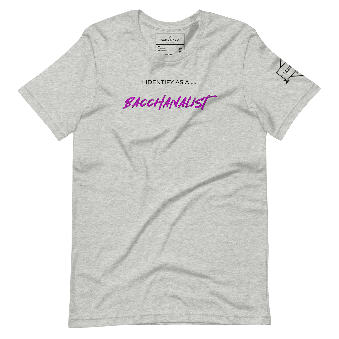 I Identify: Bacchanalist Unisex t-shirt