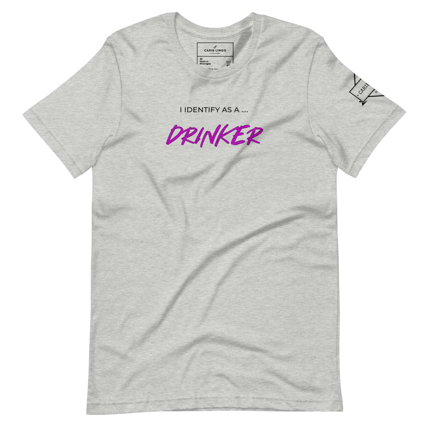 I Identify: Drinker Unisex t-shirt