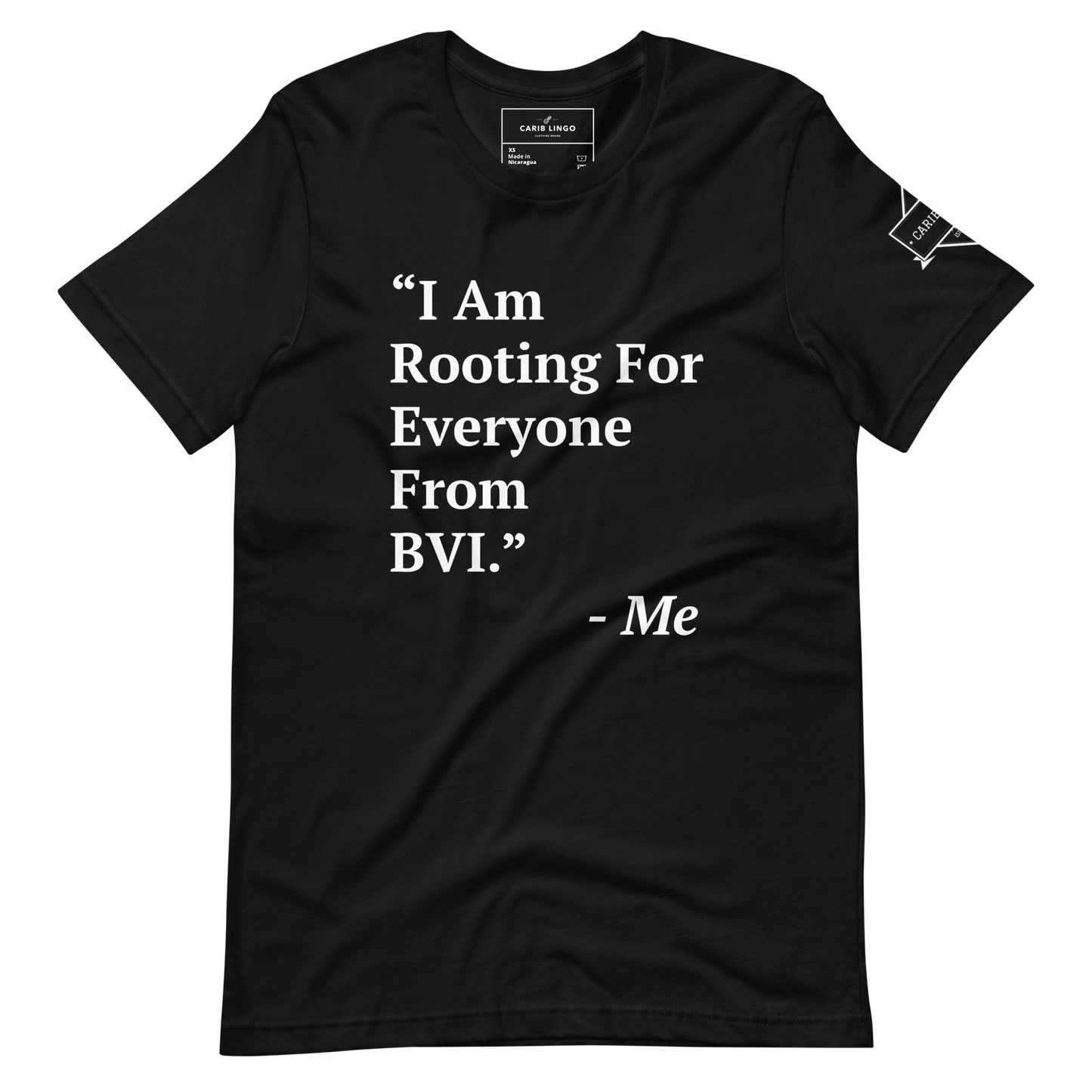 I Am Rooting: BVI Unisex t-shirt