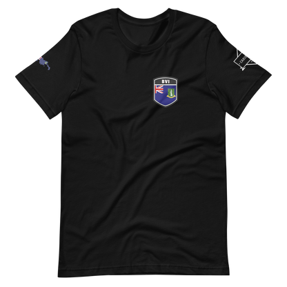 BVI Shield Unisex t-shirt