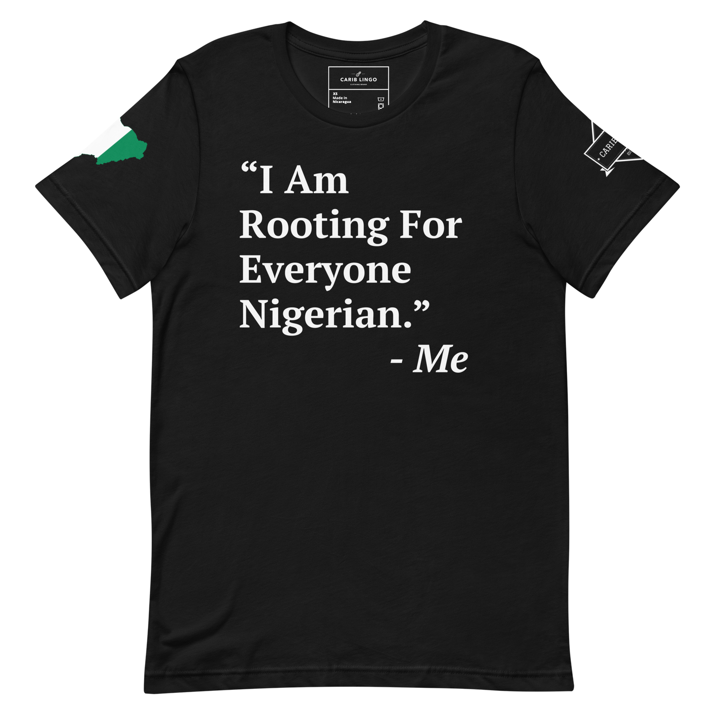 I Am Rooting: Nigeria Unisex t-shirt