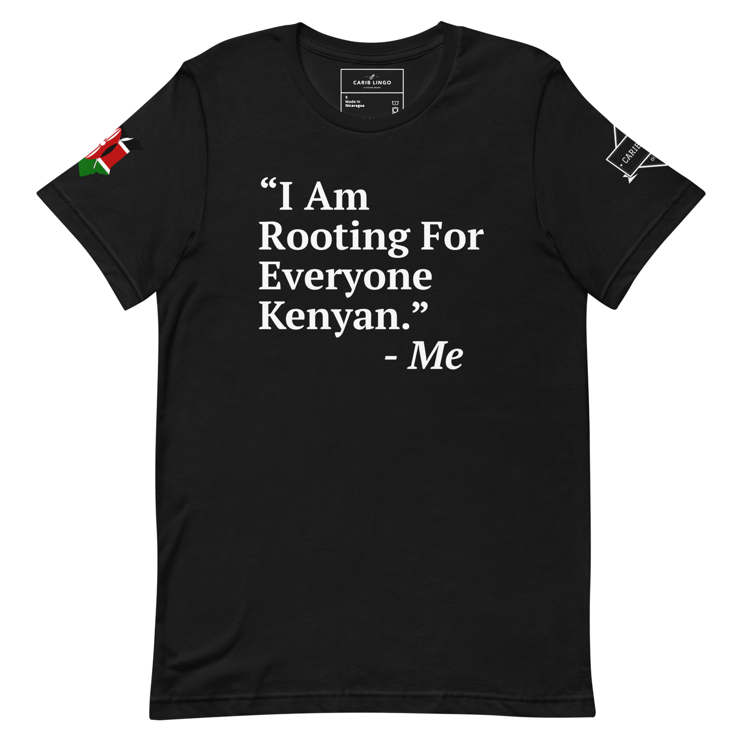 I Am Rooting: Kenya Unisex t-shirt