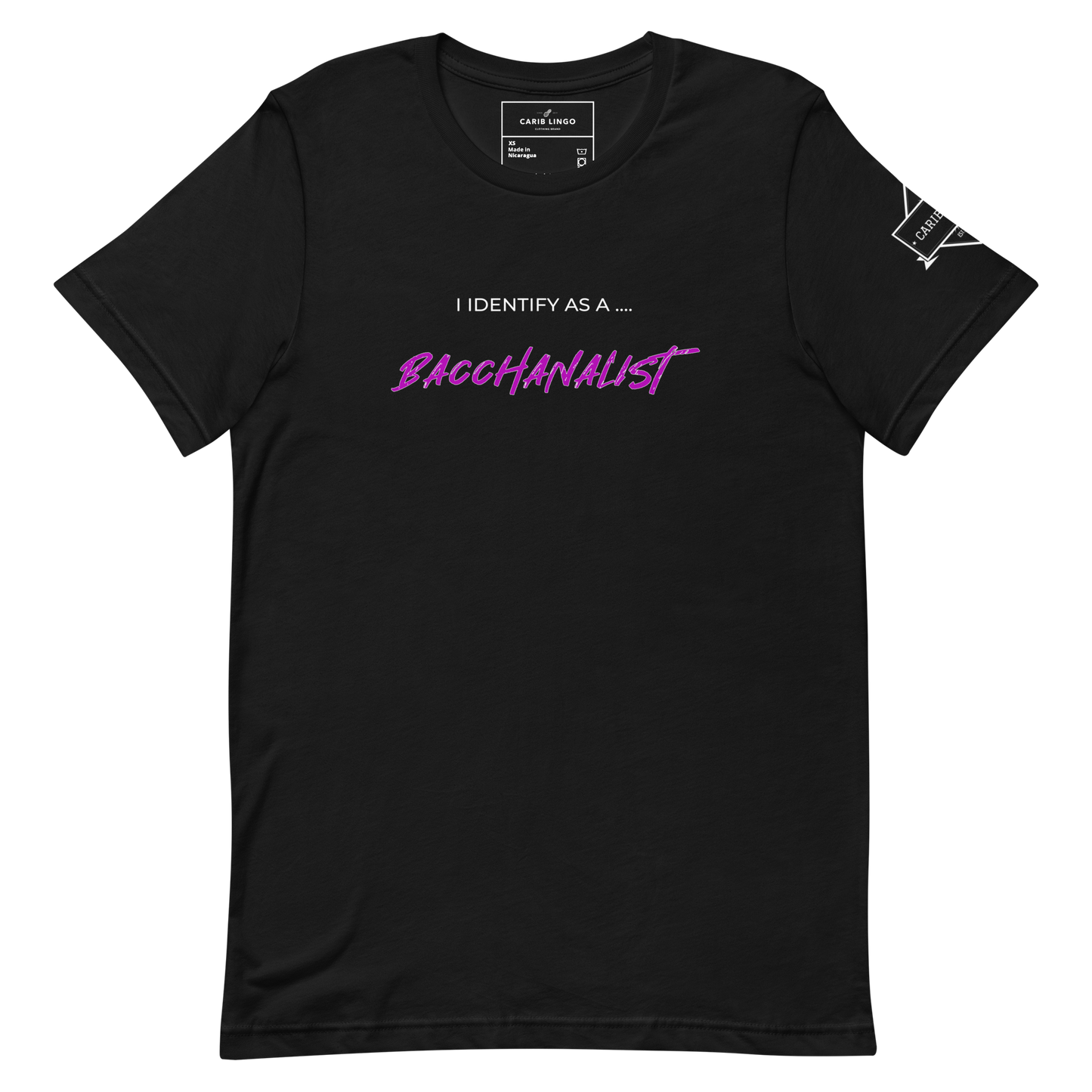 I Identify: Bacchanalist Unisex t-shirt