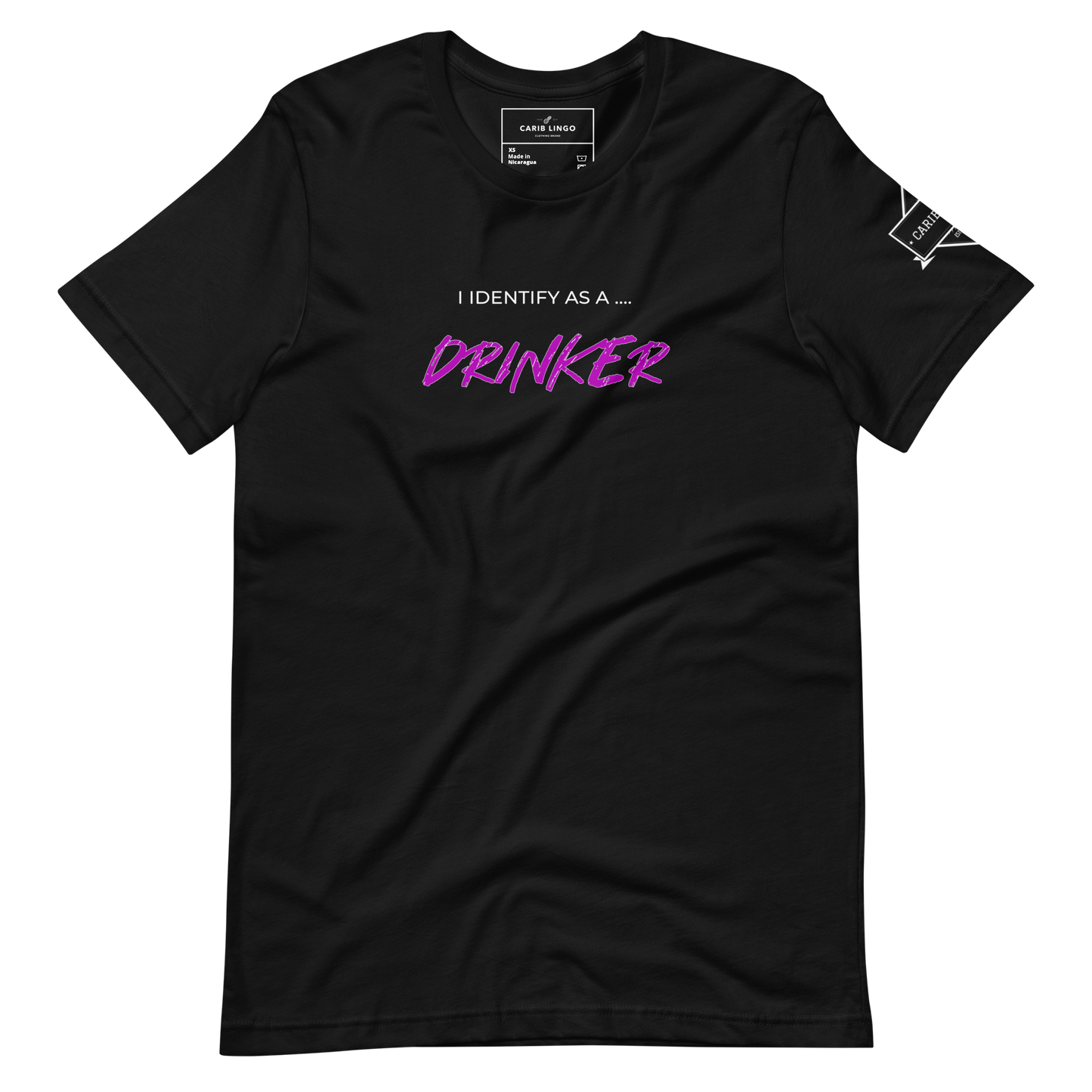 I Identify: Drinker Unisex t-shirt