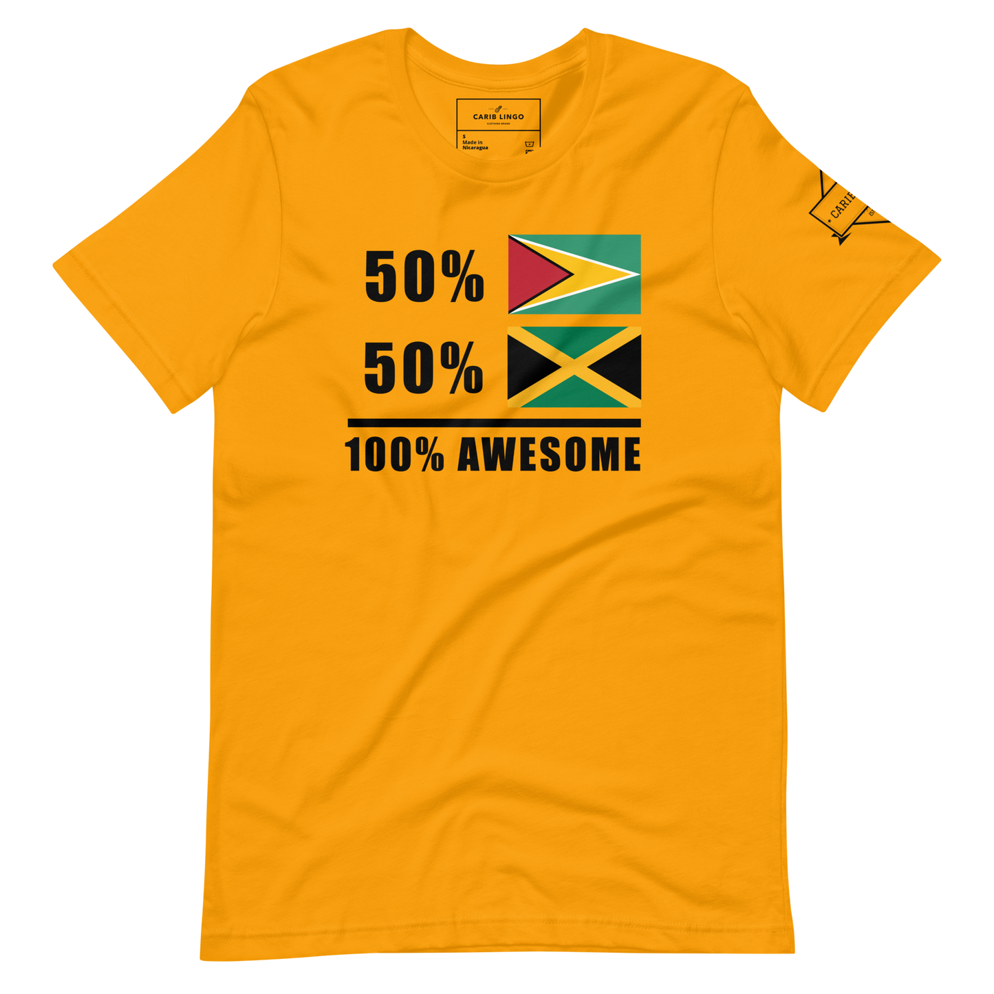 Guyana Jamaica Custom Unisex t-shirt
