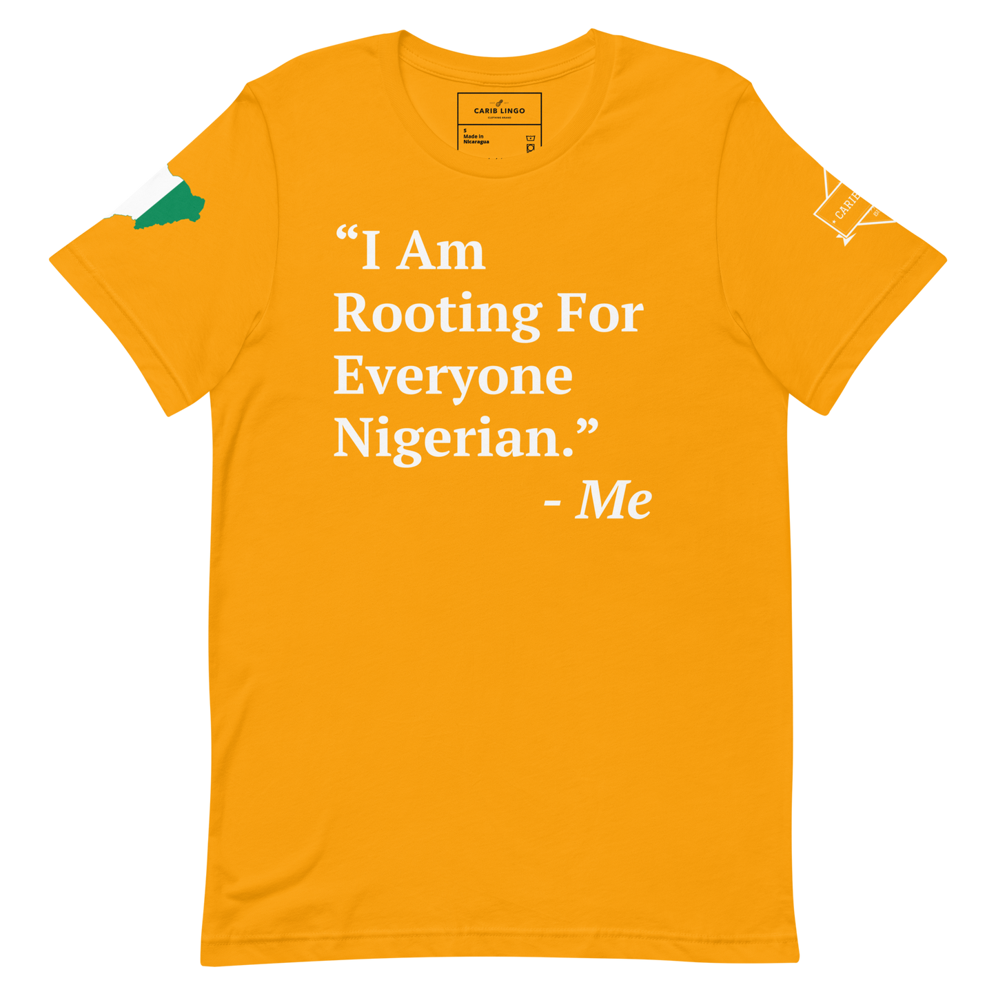 I Am Rooting: Nigeria Unisex t-shirt