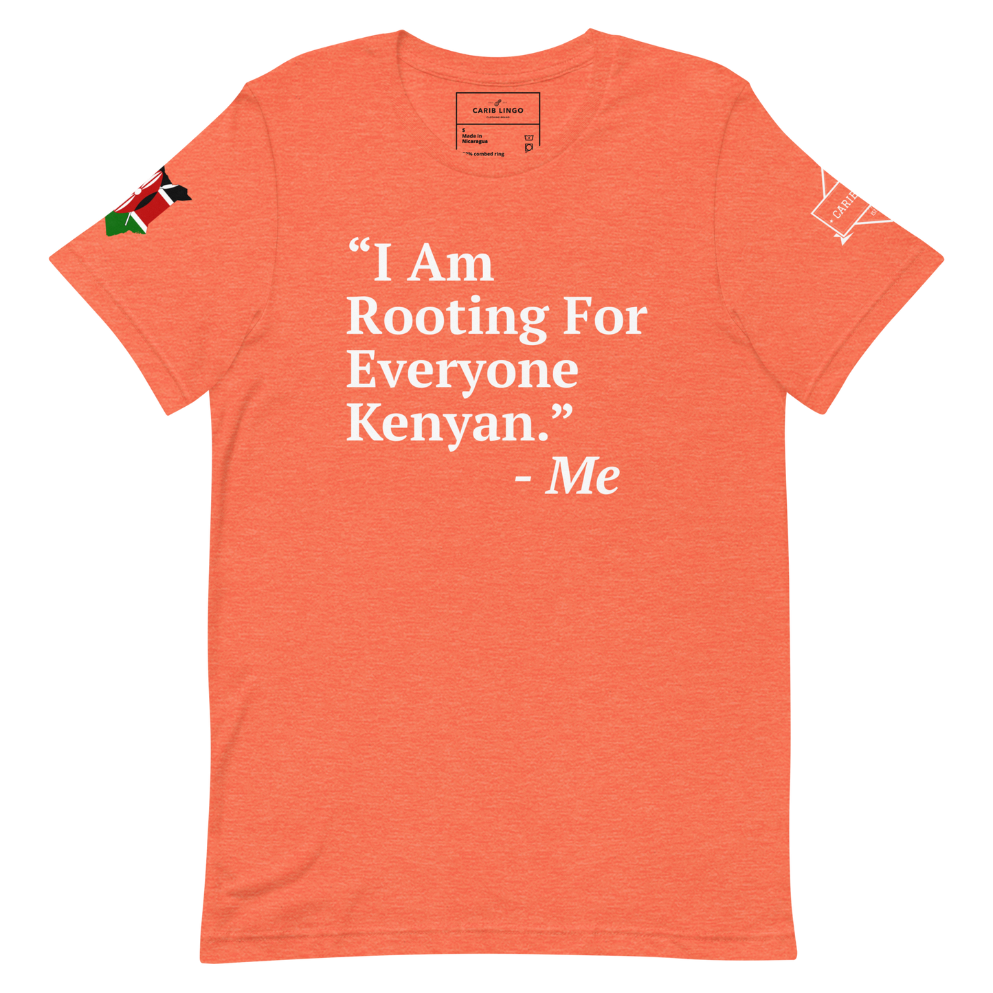 I Am Rooting: Kenya Unisex t-shirt