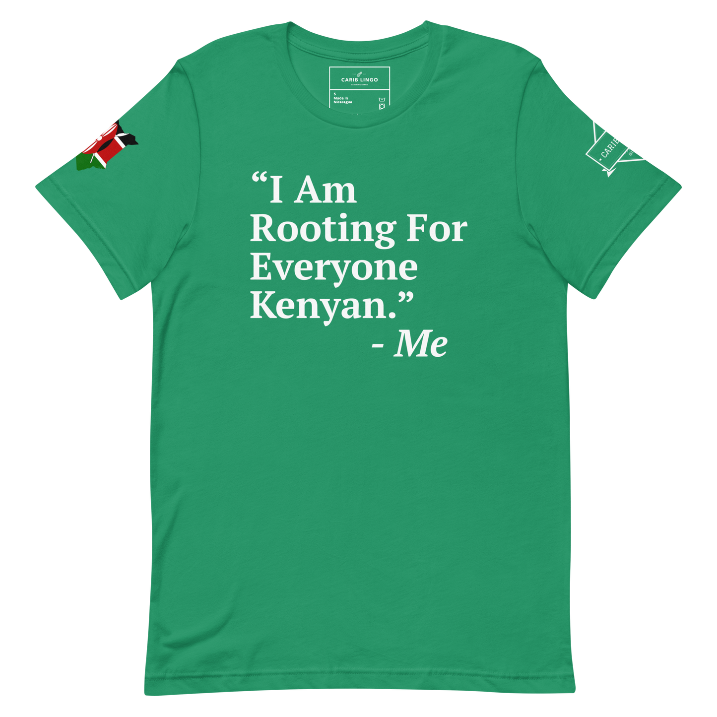 I Am Rooting: Kenya Unisex t-shirt