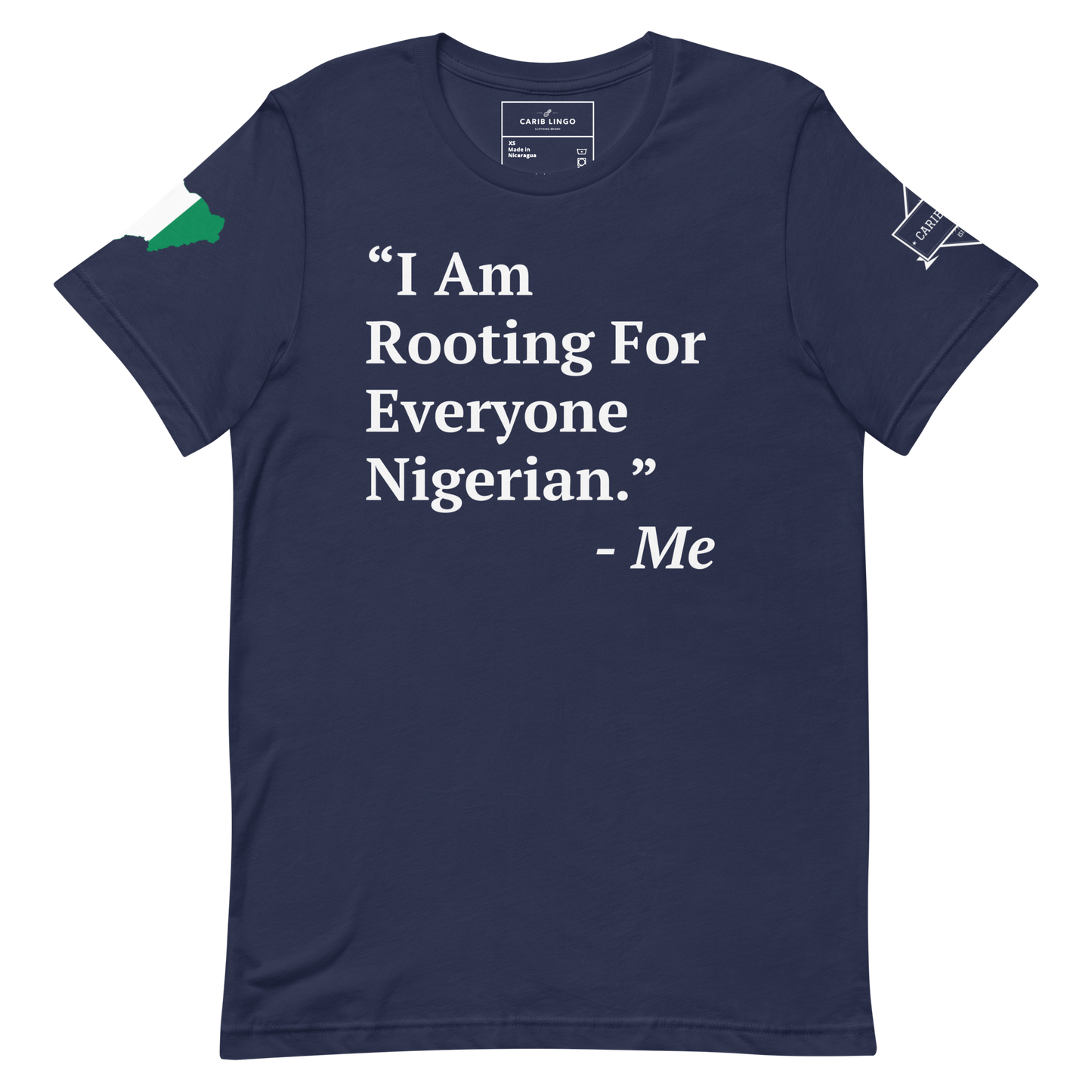 I Am Rooting: Nigeria Unisex t-shirt