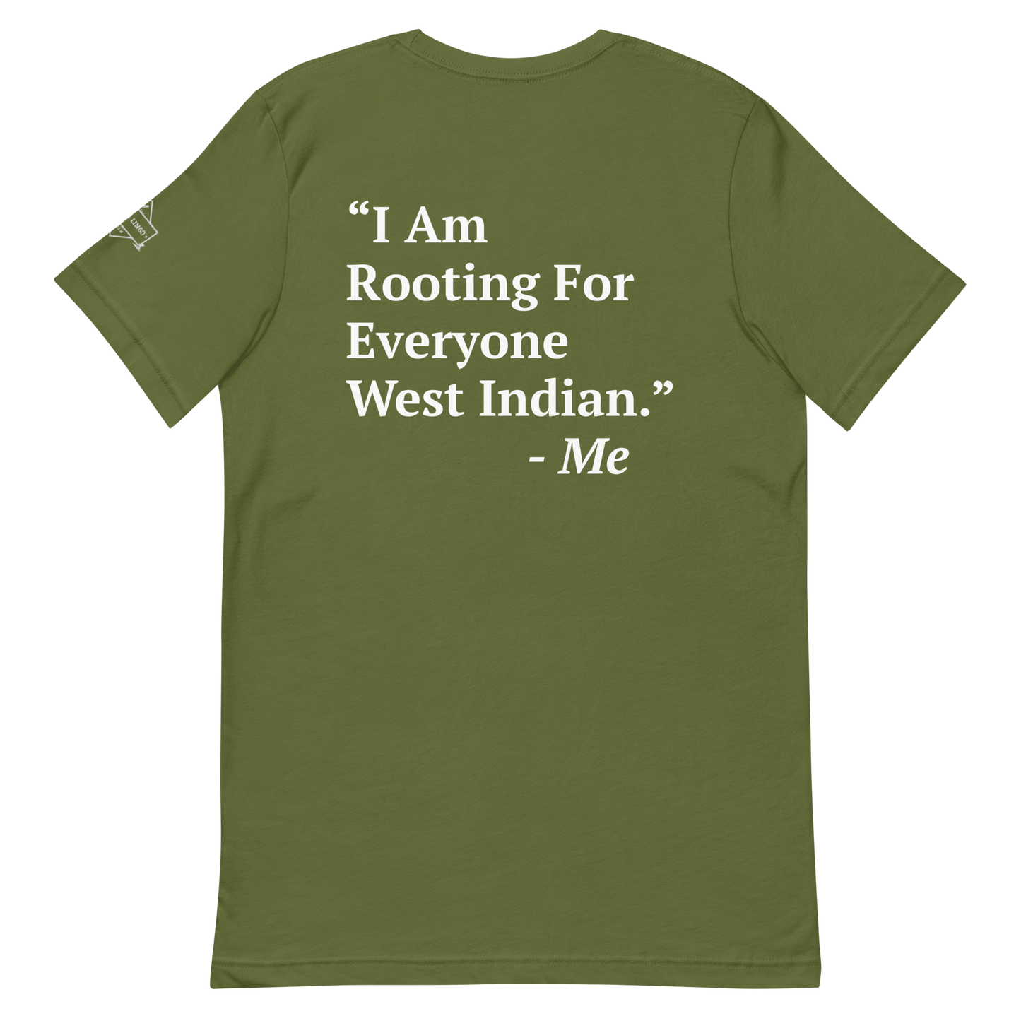 I Am Rooting: West Indian Unisex t-shirt