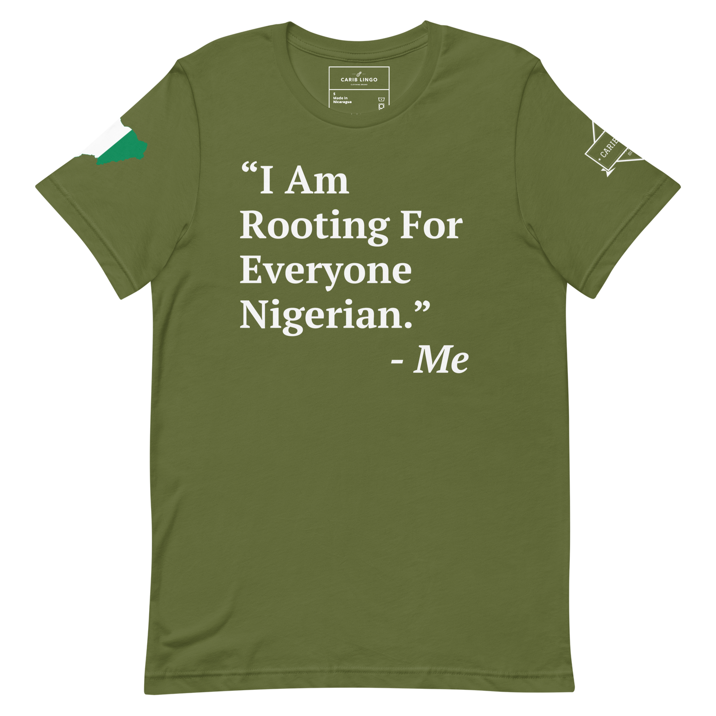 I Am Rooting: Nigeria Unisex t-shirt