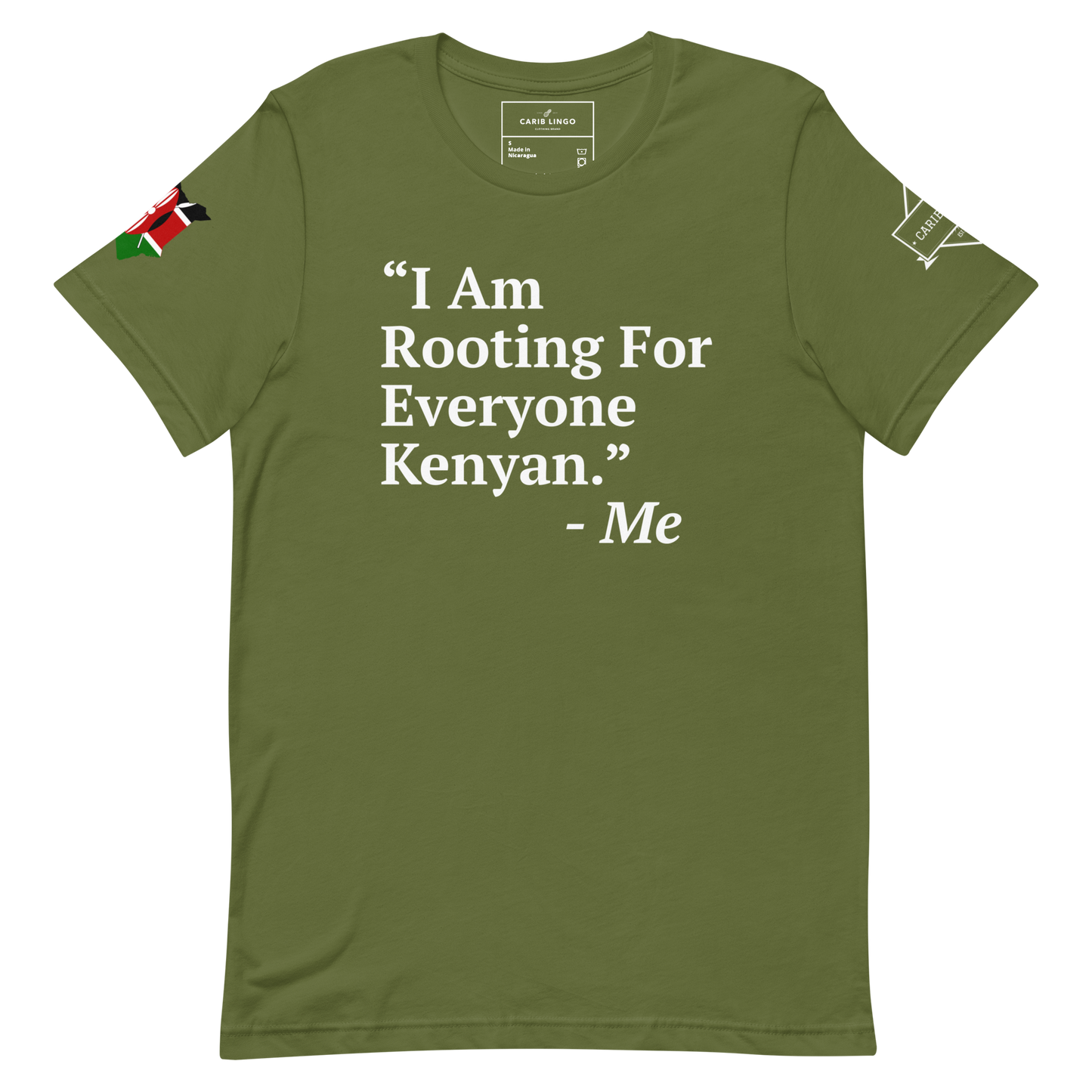 I Am Rooting: Kenya Unisex t-shirt