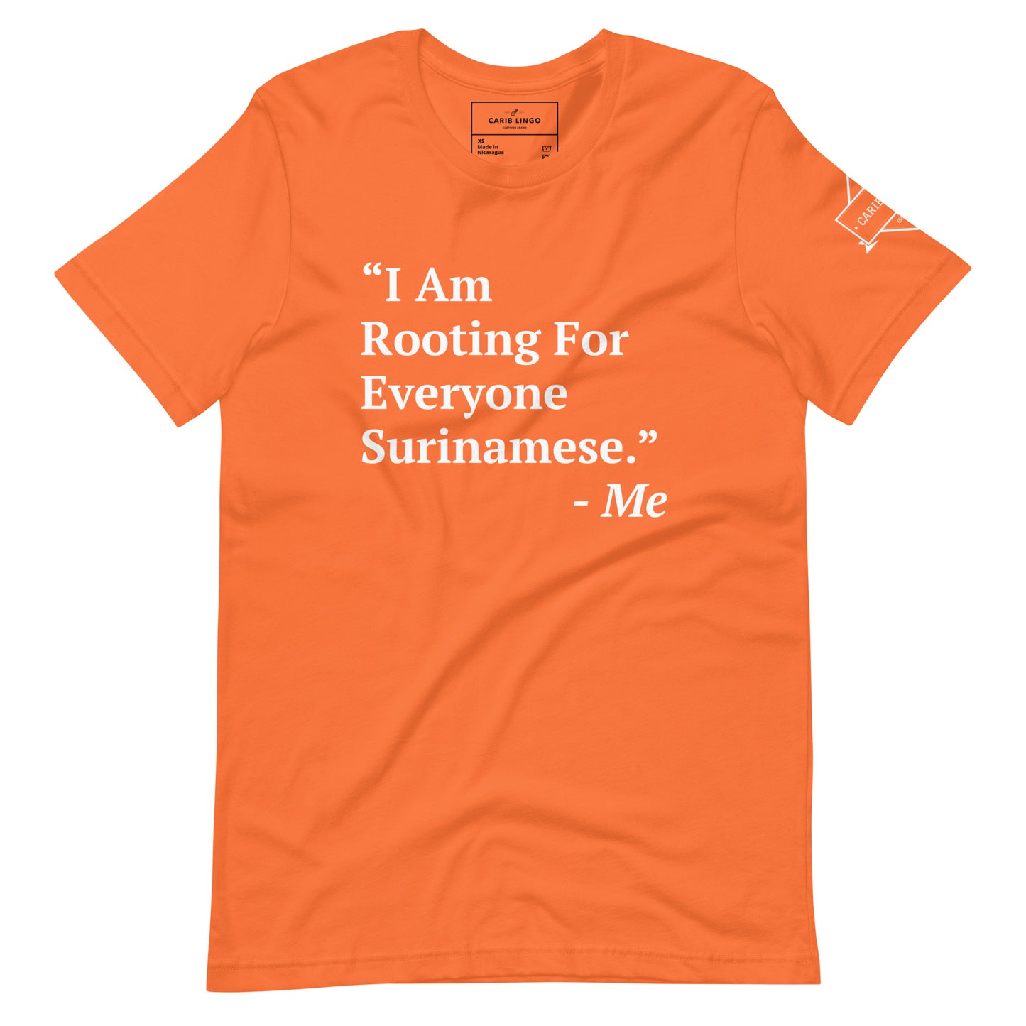 I Am Rooting: Suriname Unisex t-shirt