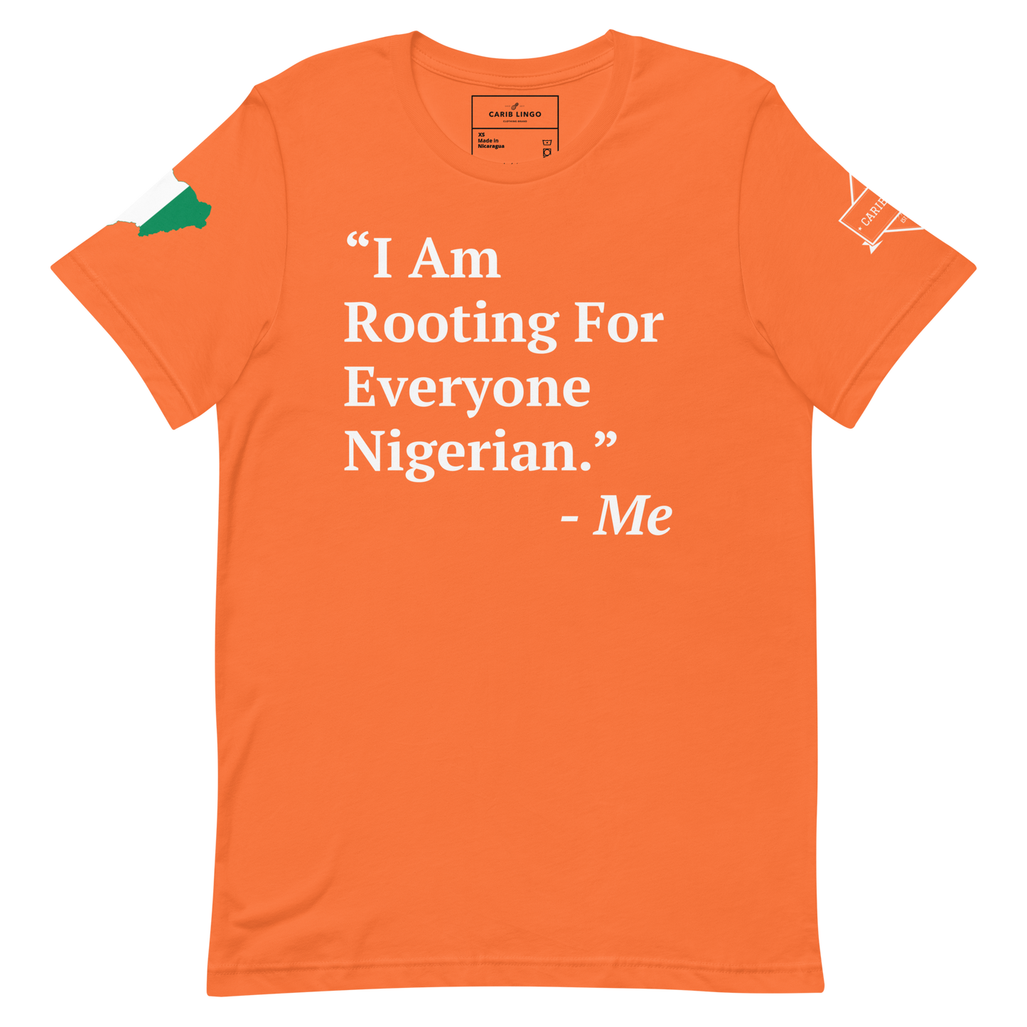 I Am Rooting: Nigeria Unisex t-shirt