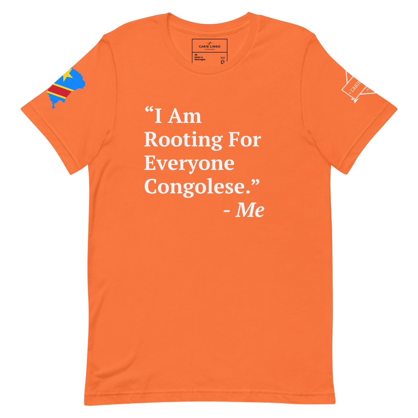 I Am Rooting: Congo Unisex t-shirt