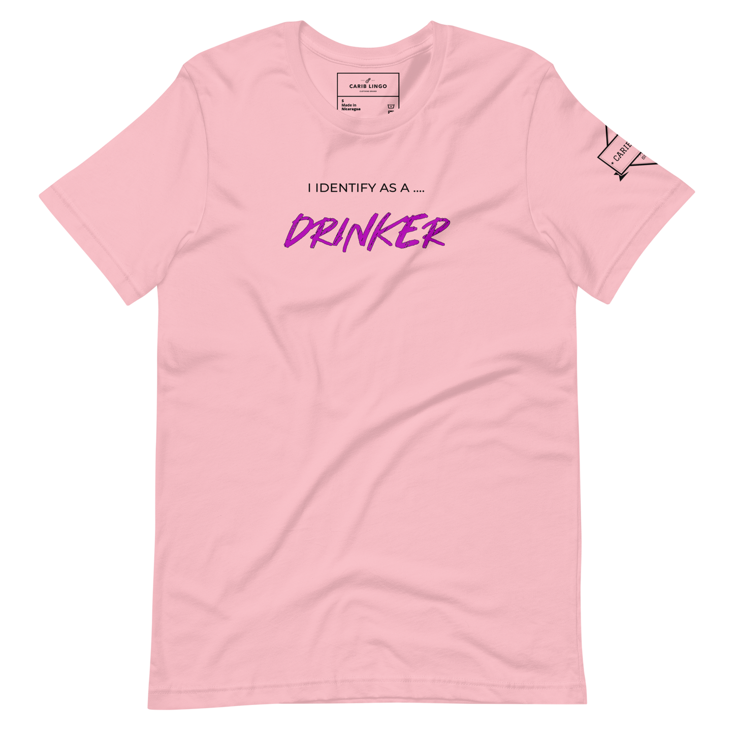 I Identify: Drinker Unisex t-shirt