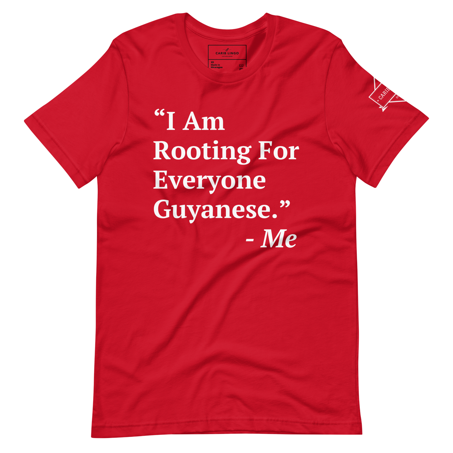 I Am Rooting: Guyana Unisex t-shirt