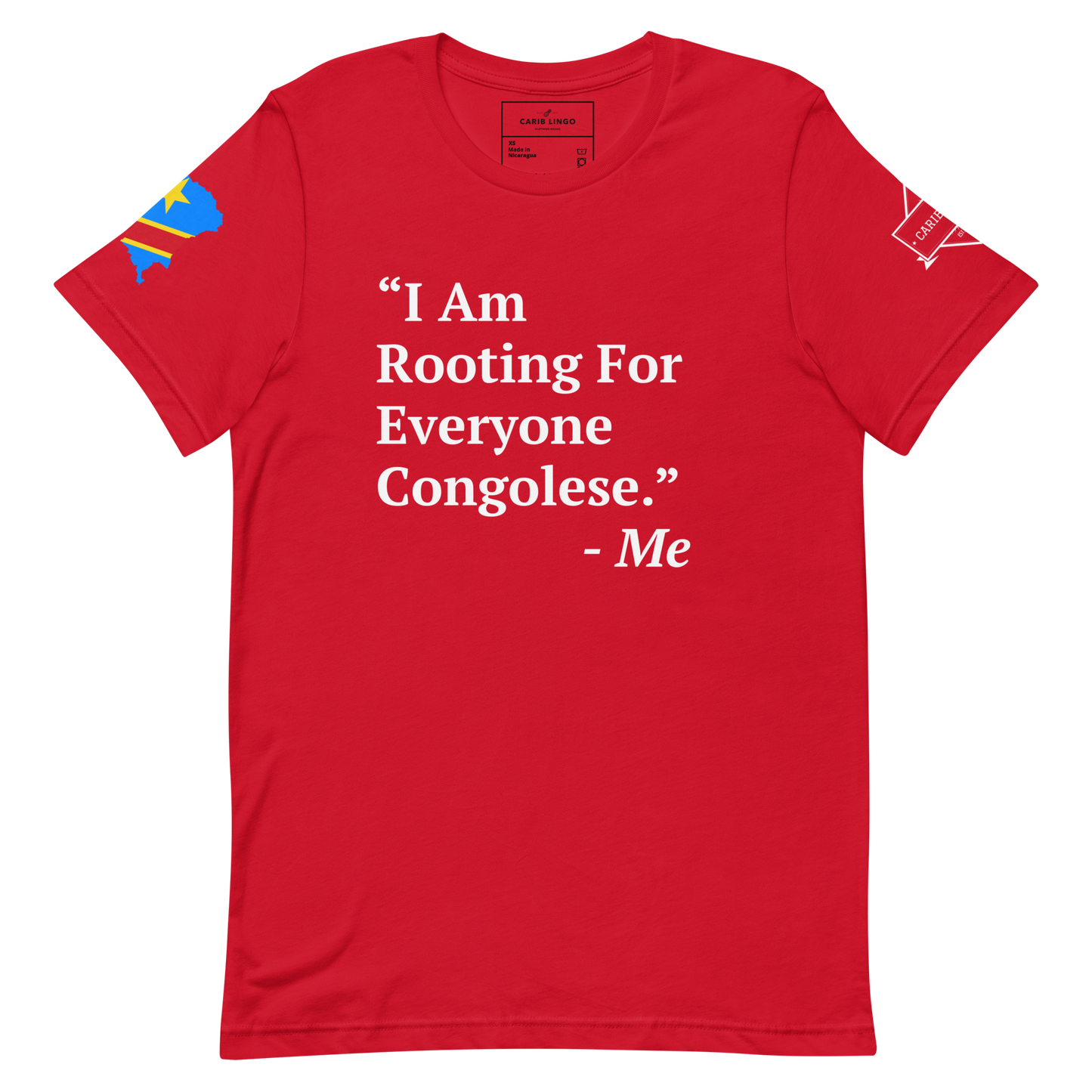 I Am Rooting: Congo Unisex t-shirt